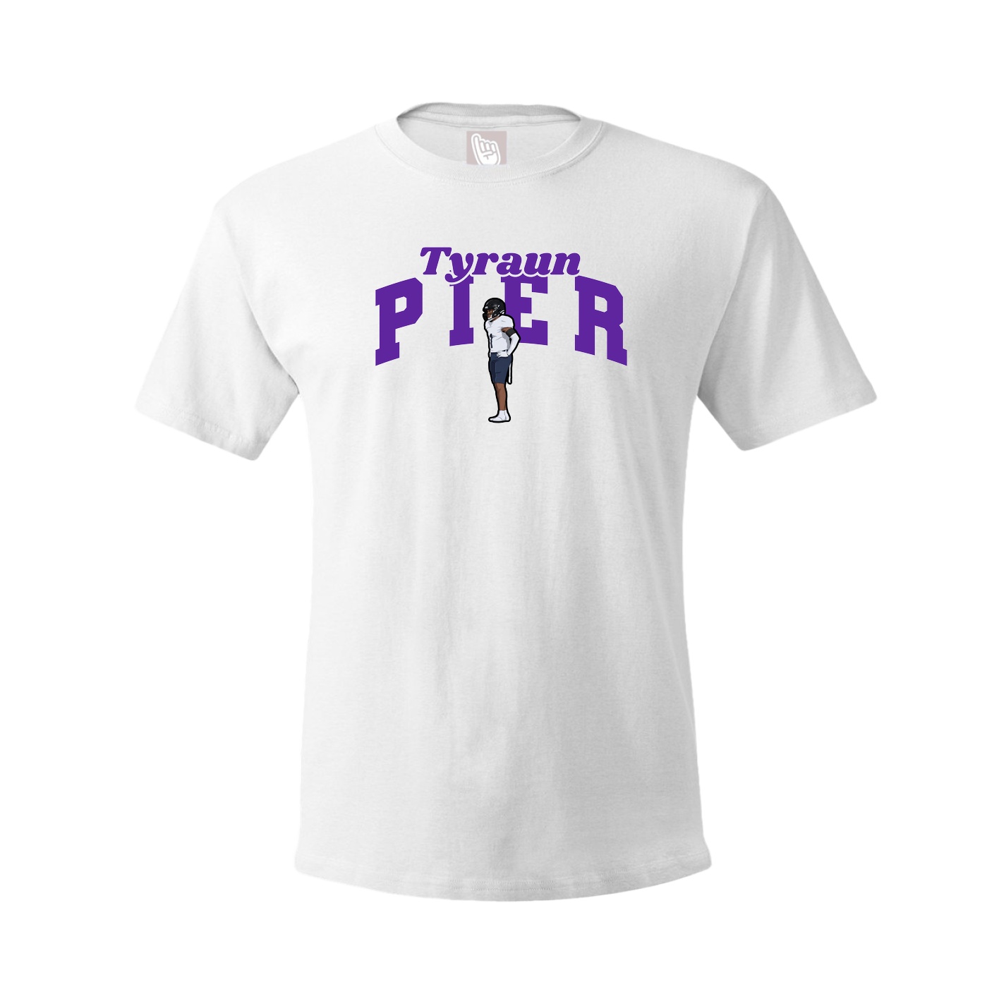 Youth Tee — Signature Arch in White