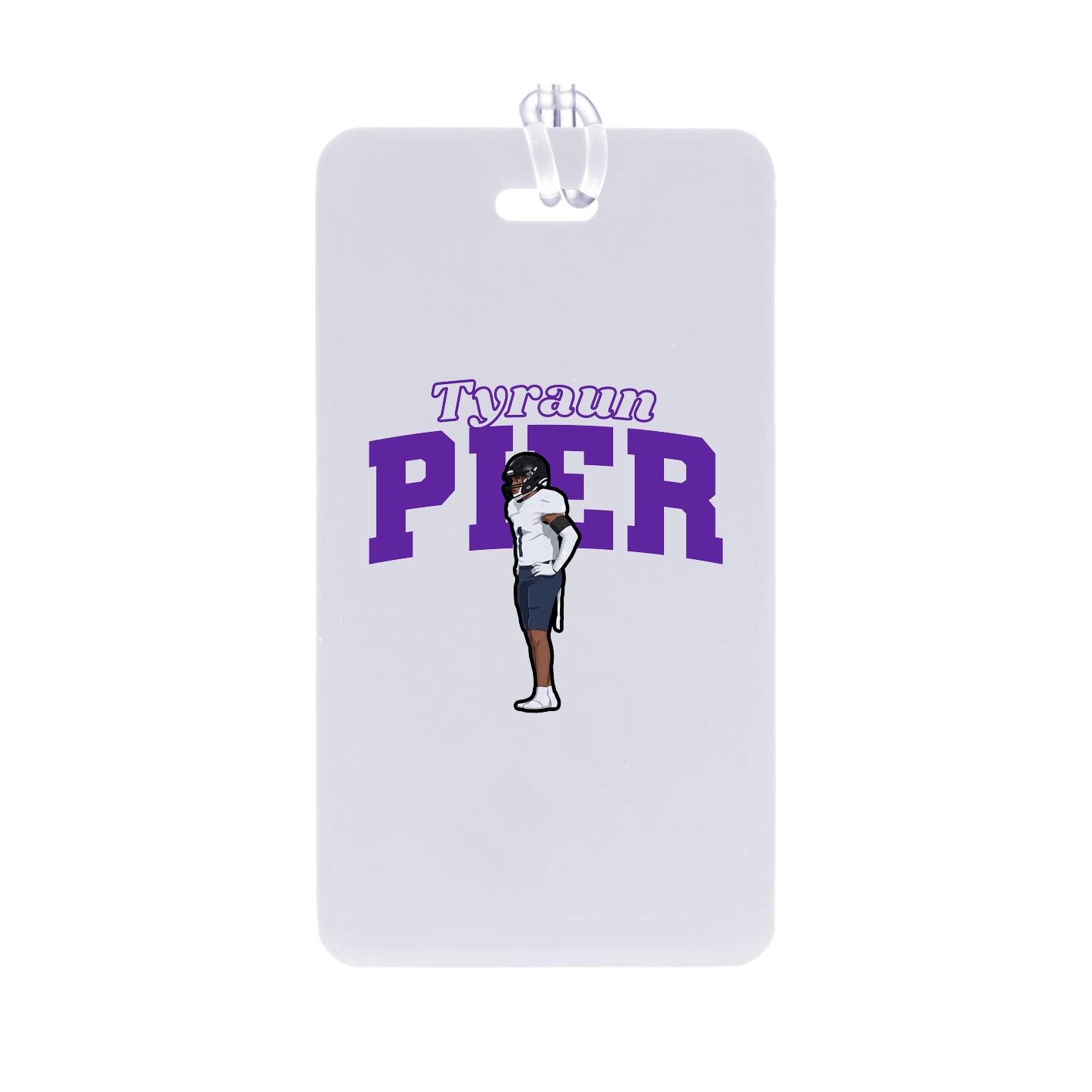 Bag Tag — Name Arch in Classic