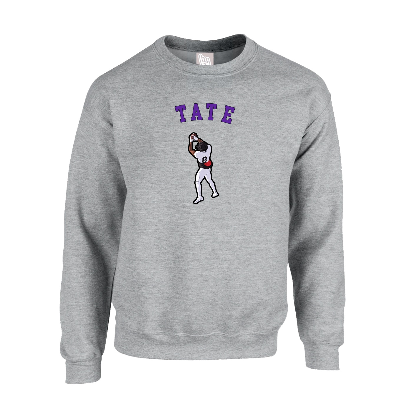 Fleece Crew — Shirsey Arch in Grey