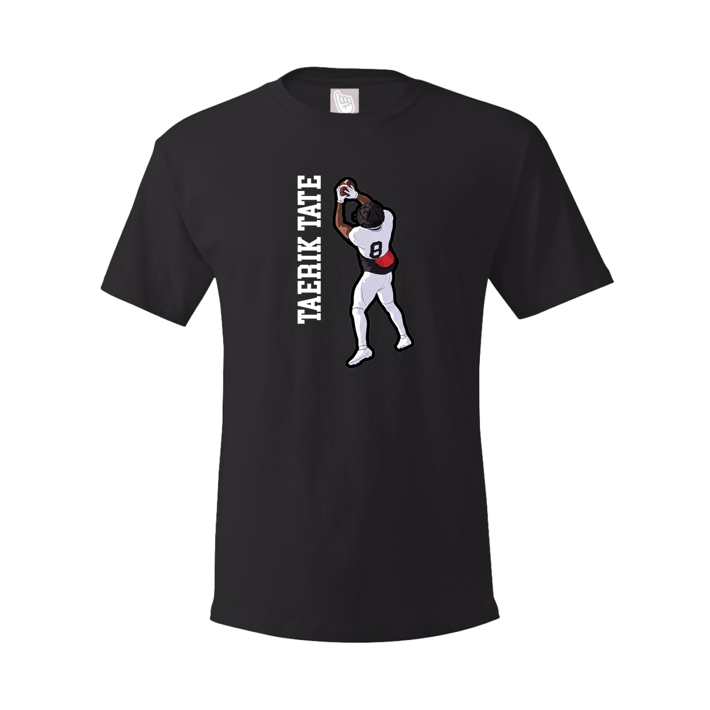 Tee — Name Vertical in Black