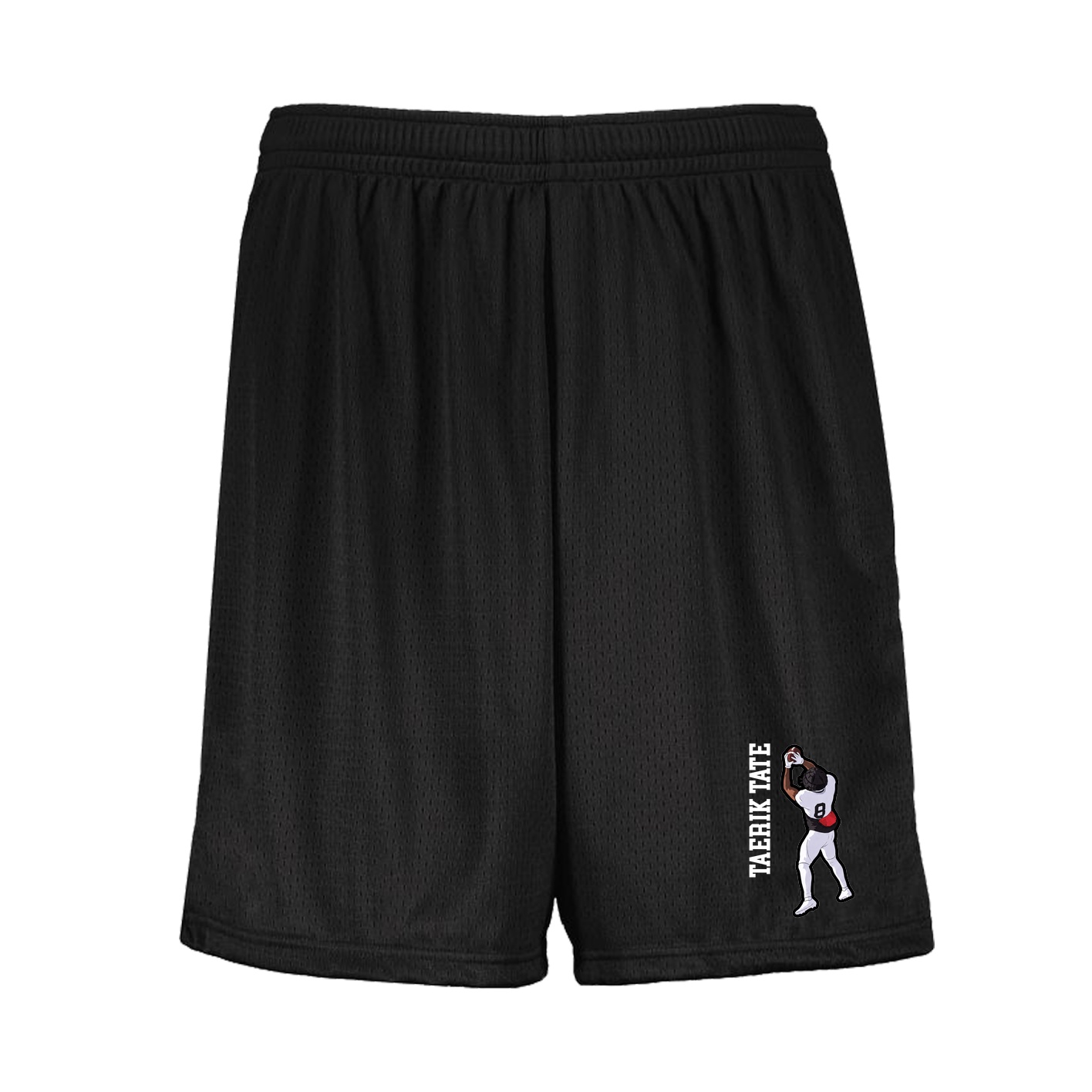 Shorts — Name Vertical in Black