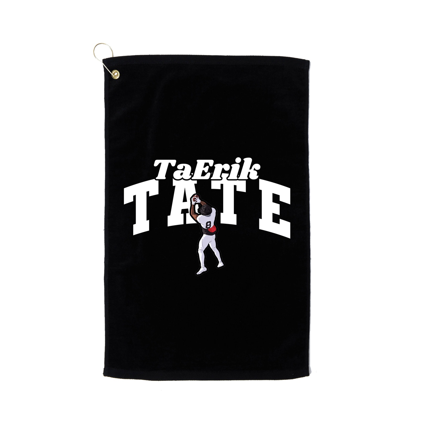 Golf Towel — Signature Arch in Black