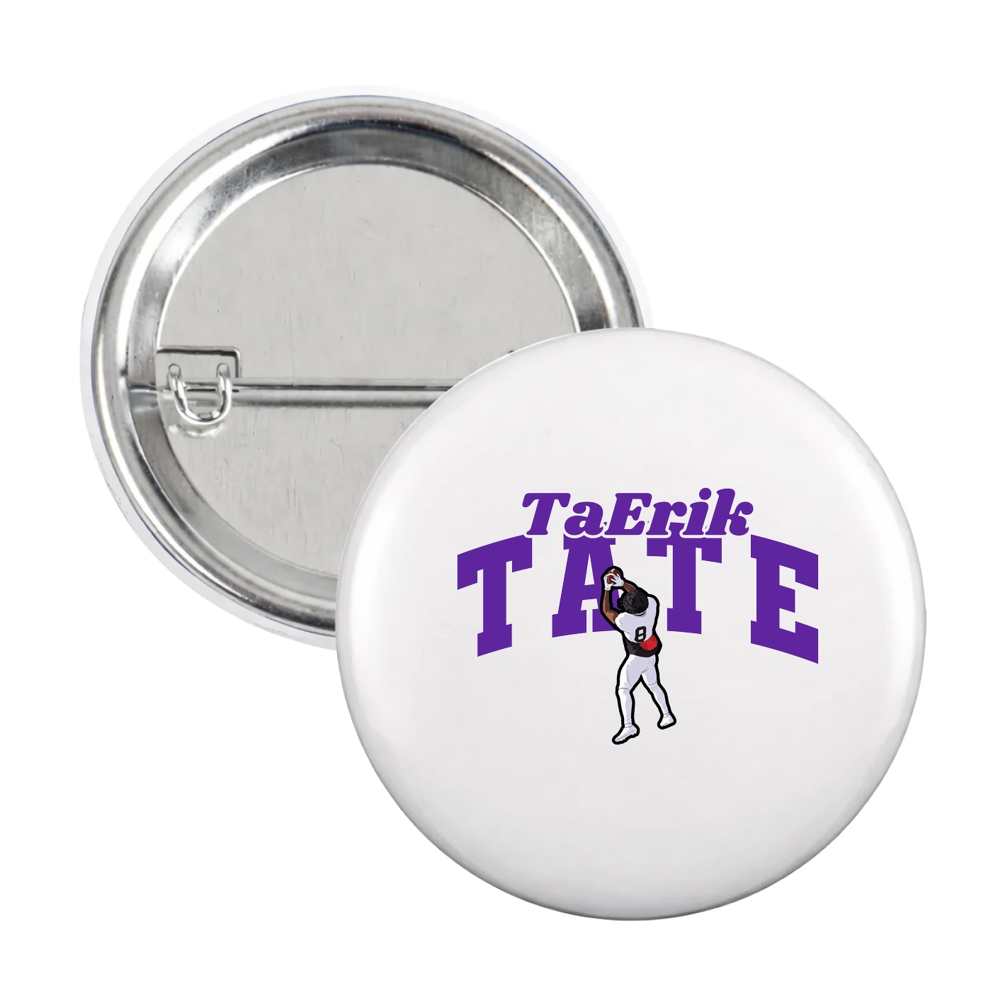 Game Day Button — Signature Arch in White