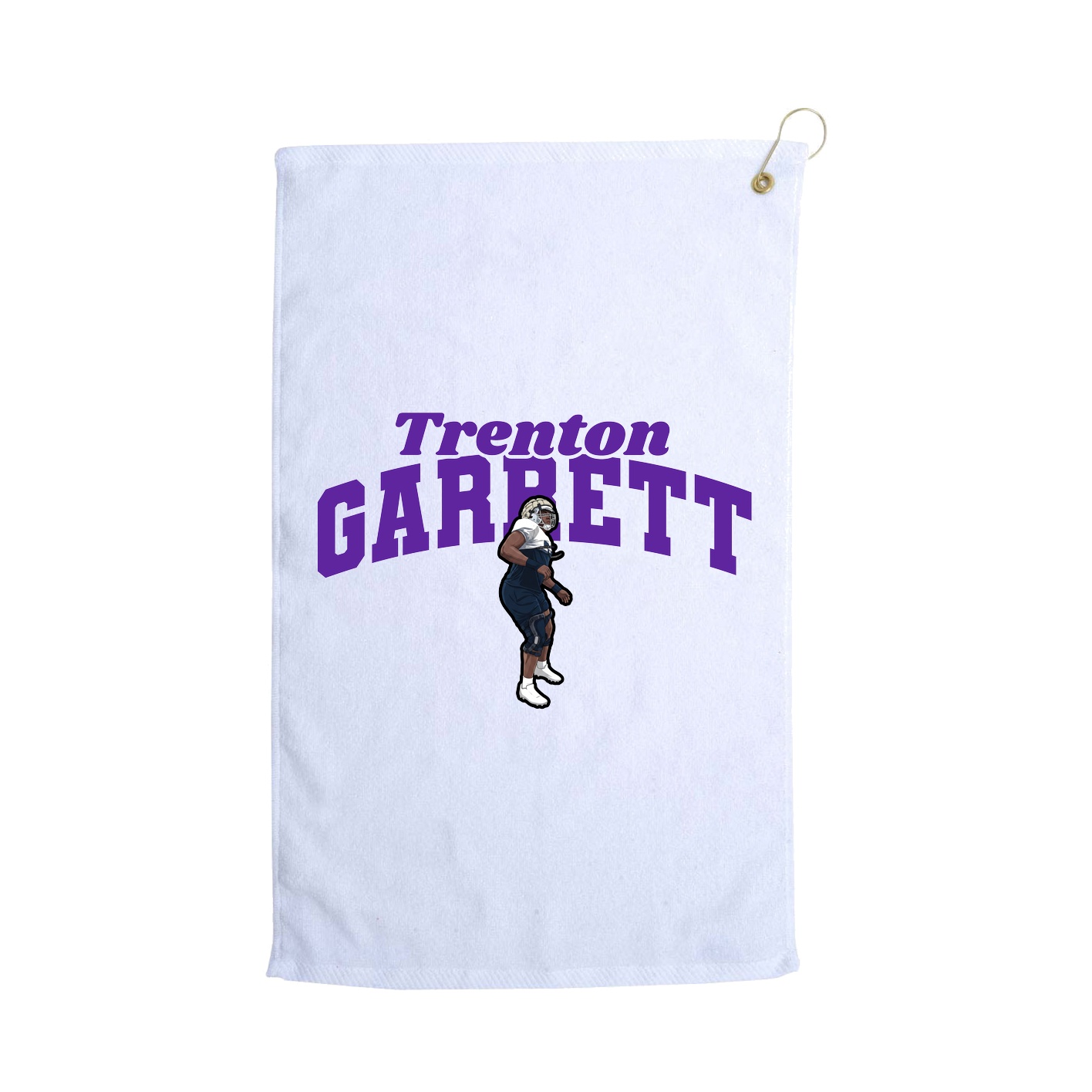 Golf Towel — Signature Arch in White