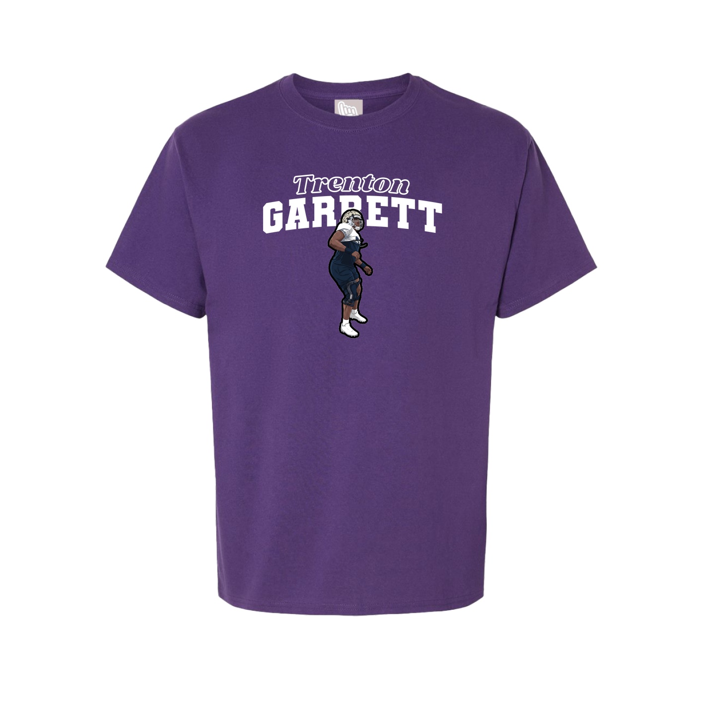 Youth Tee — Name Arch in Purple