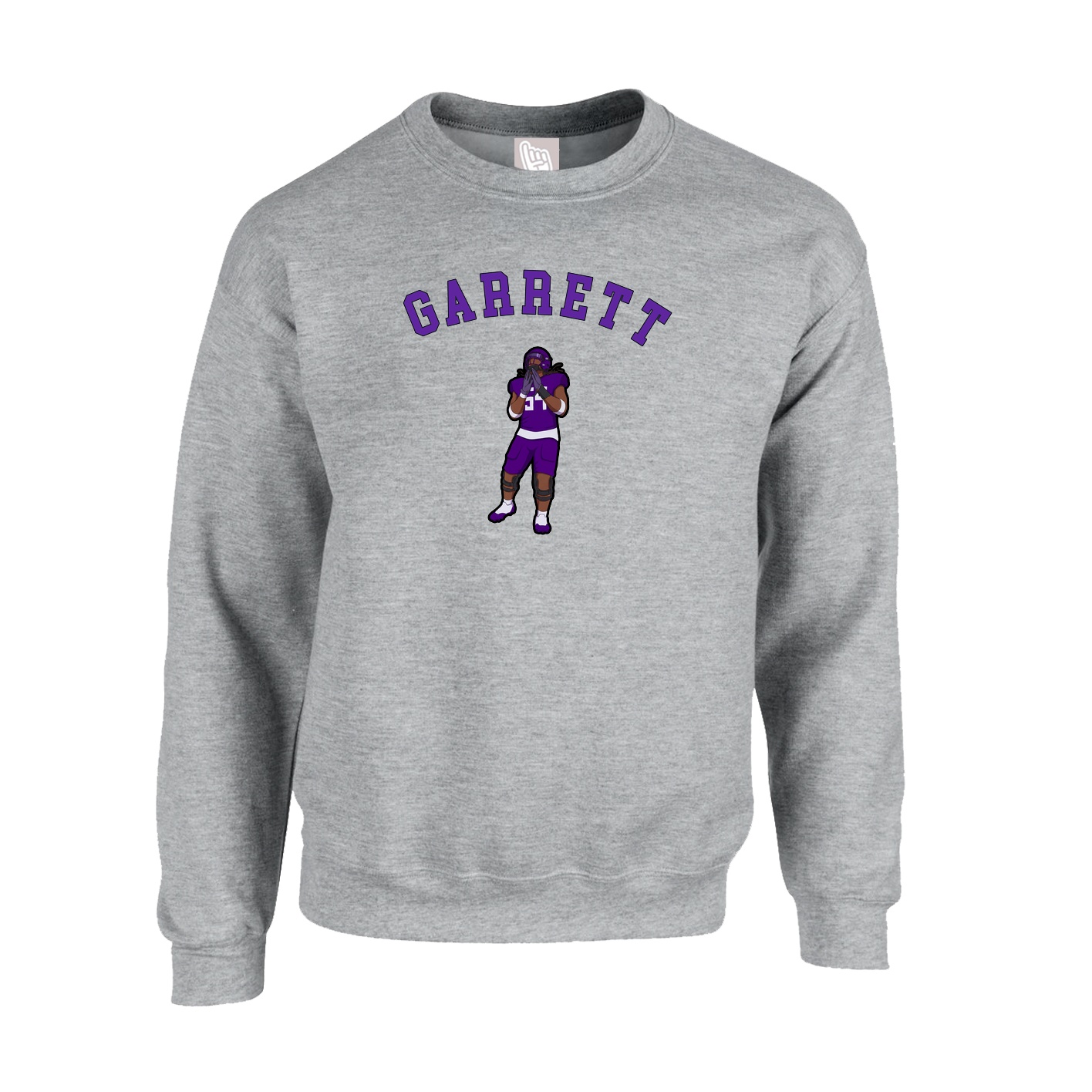 Fleece Crew — Shirsey Arch in Grey