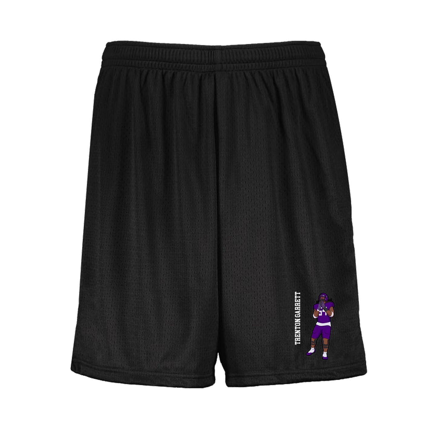 Shorts — Name Vertical in Black