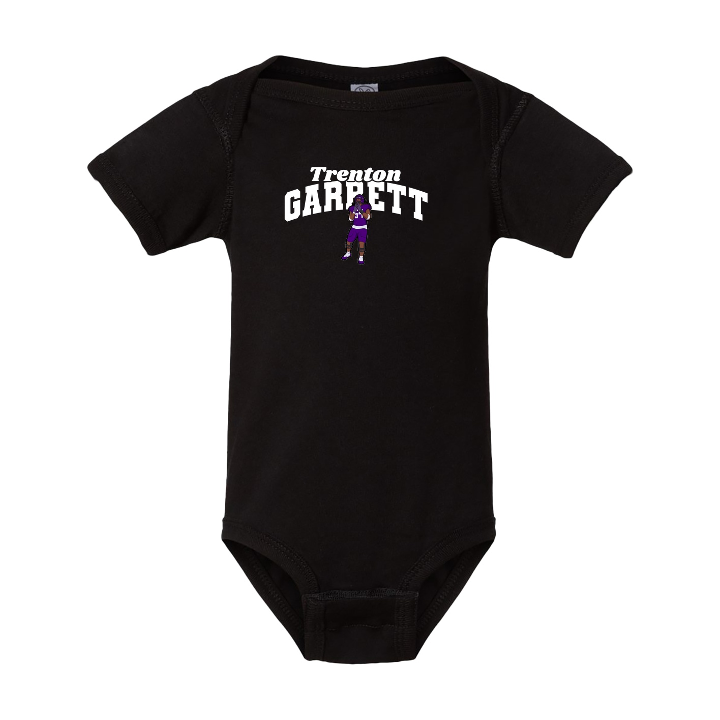 Baby Onesie — Signature Arch in Black