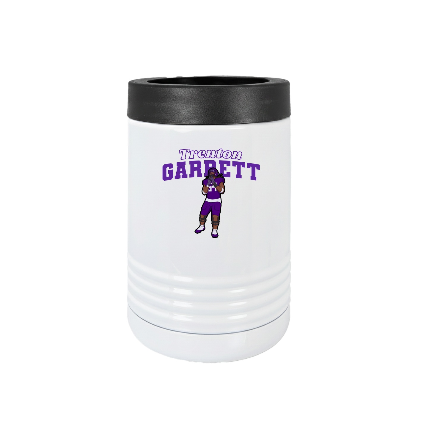 Beverage Holder — Name Arch in White