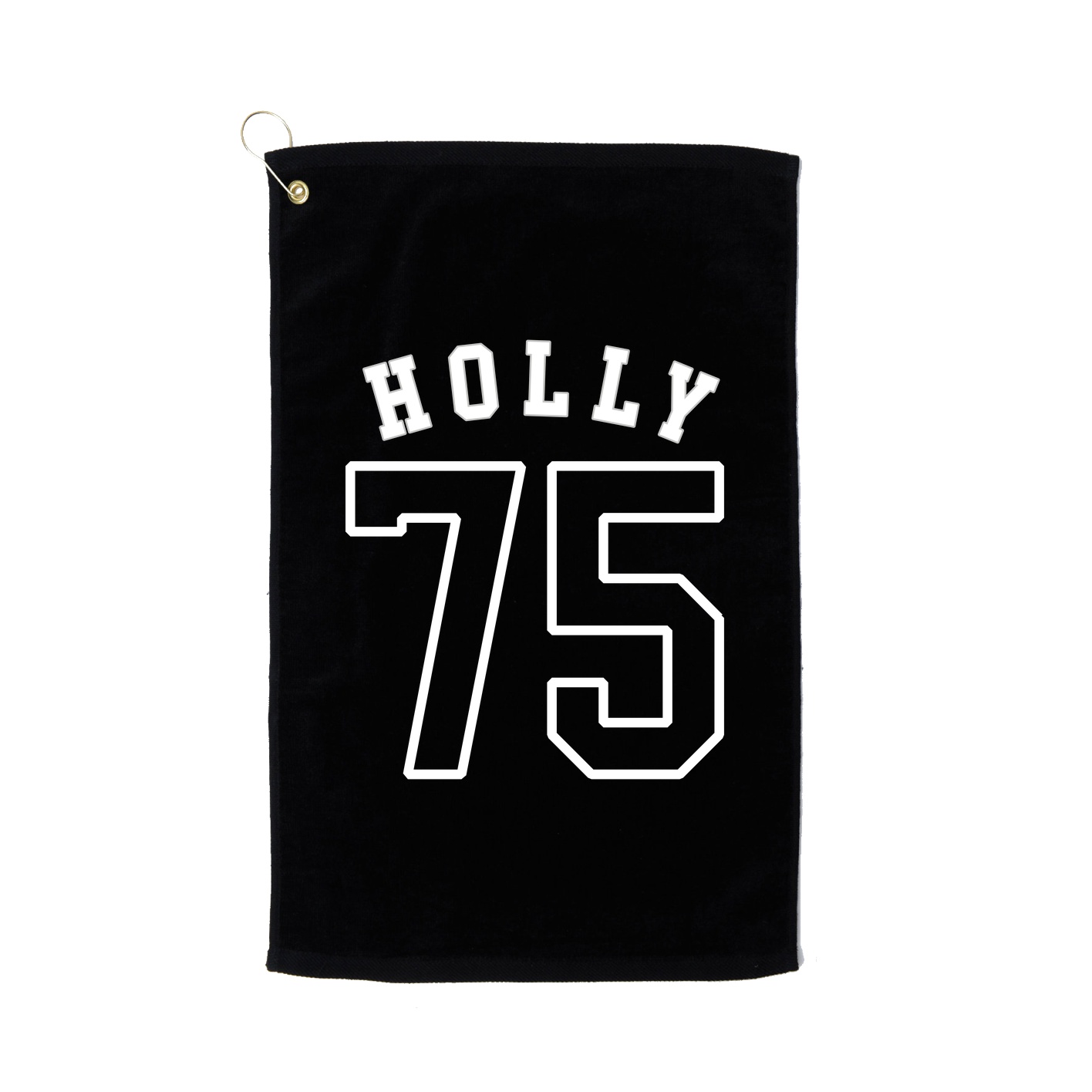 Golf Towel — Shirsey Arch in Black