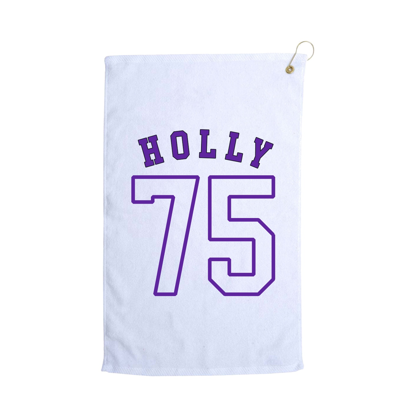 Golf Towel — Shirsey Arch in White