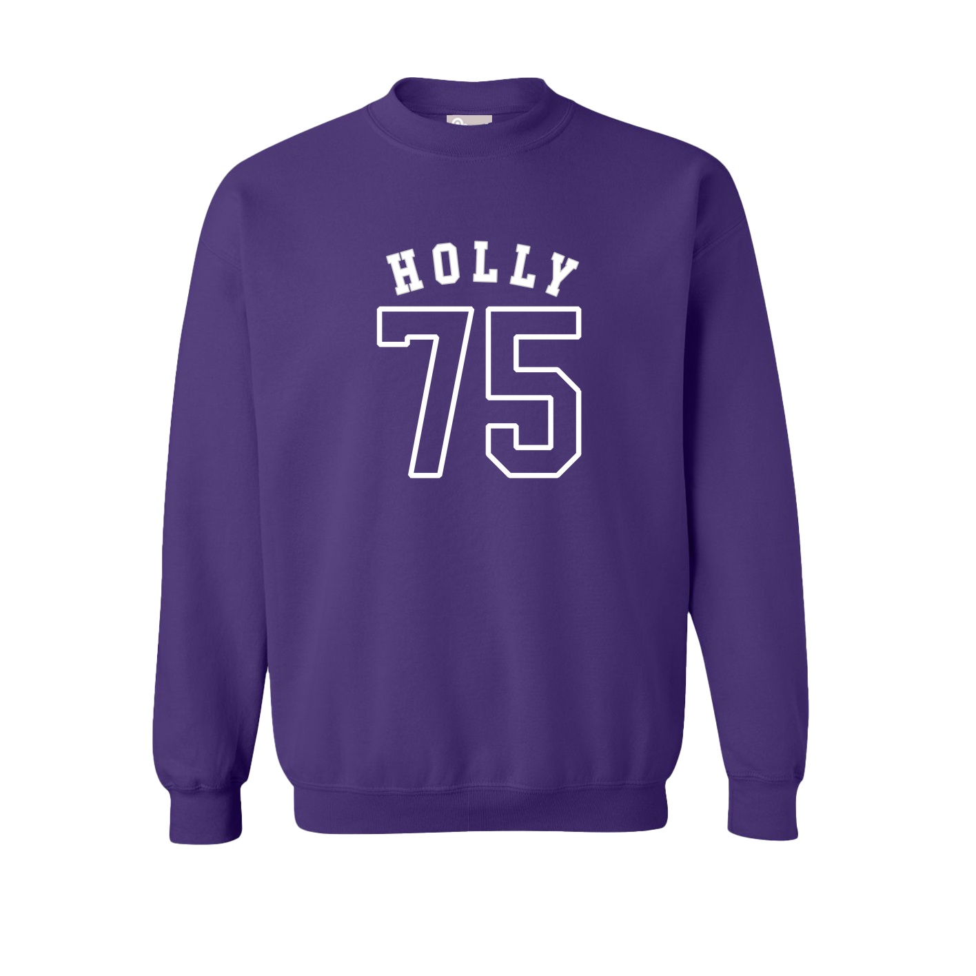 Fleece Crew — Shirsey Arch in Purple