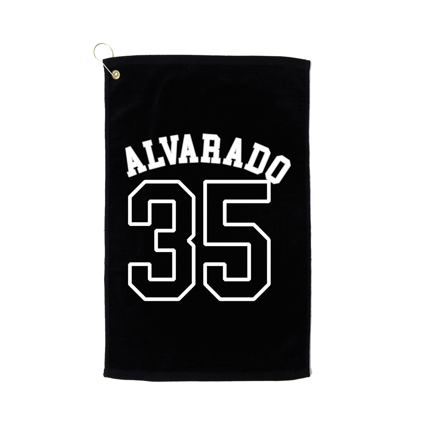 Golf Towel — Shirsey Arch in Black