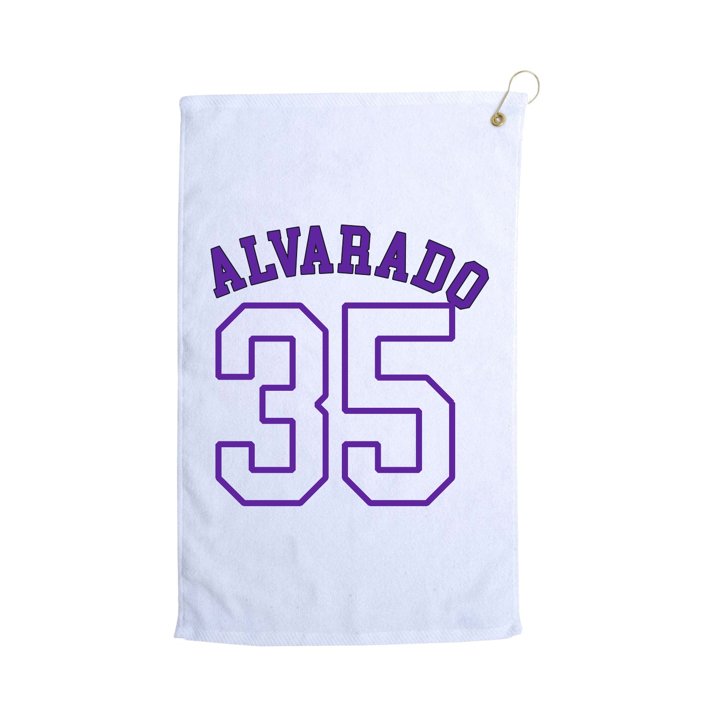 Golf Towel — Shirsey Arch in White