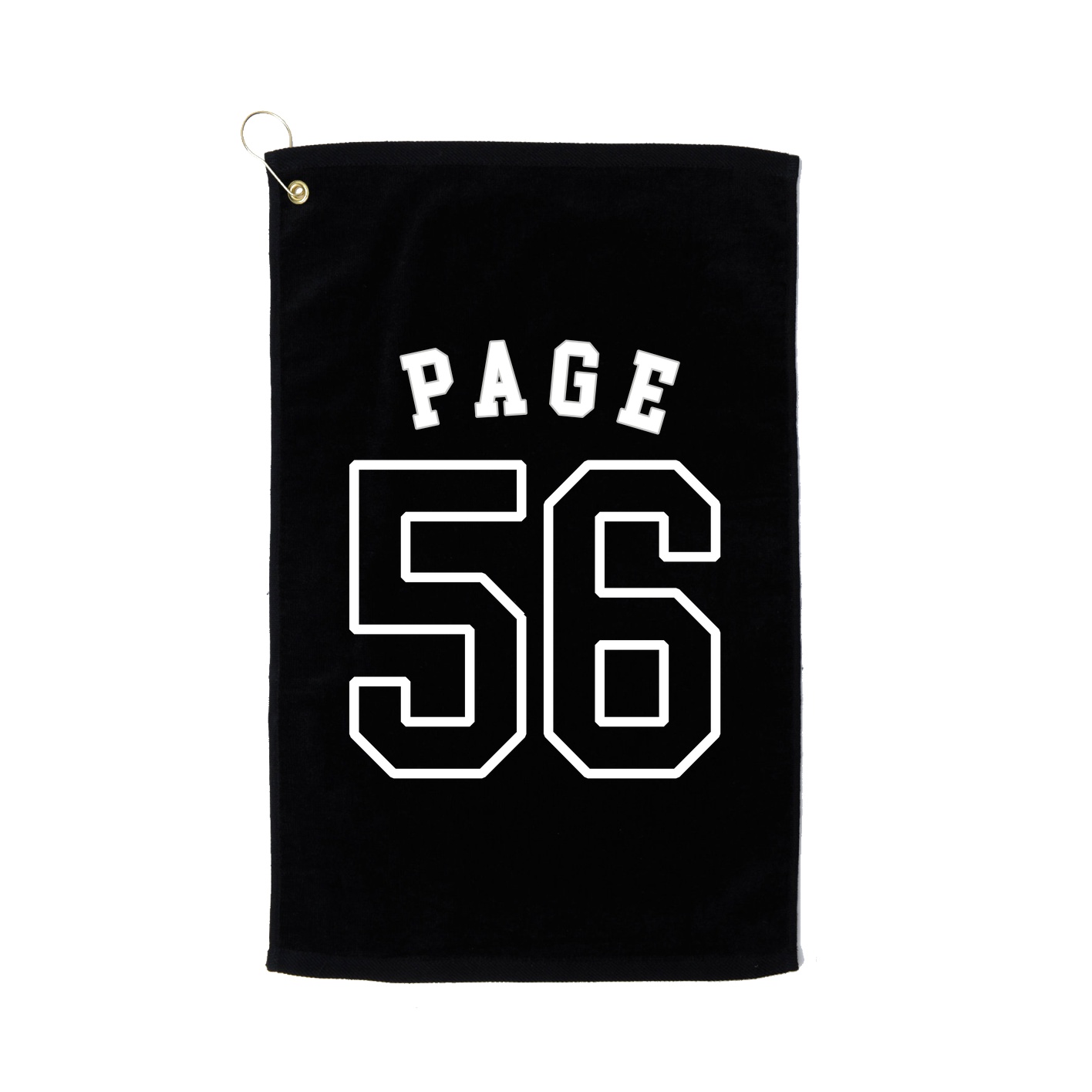 Golf Towel — Shirsey Arch in Black