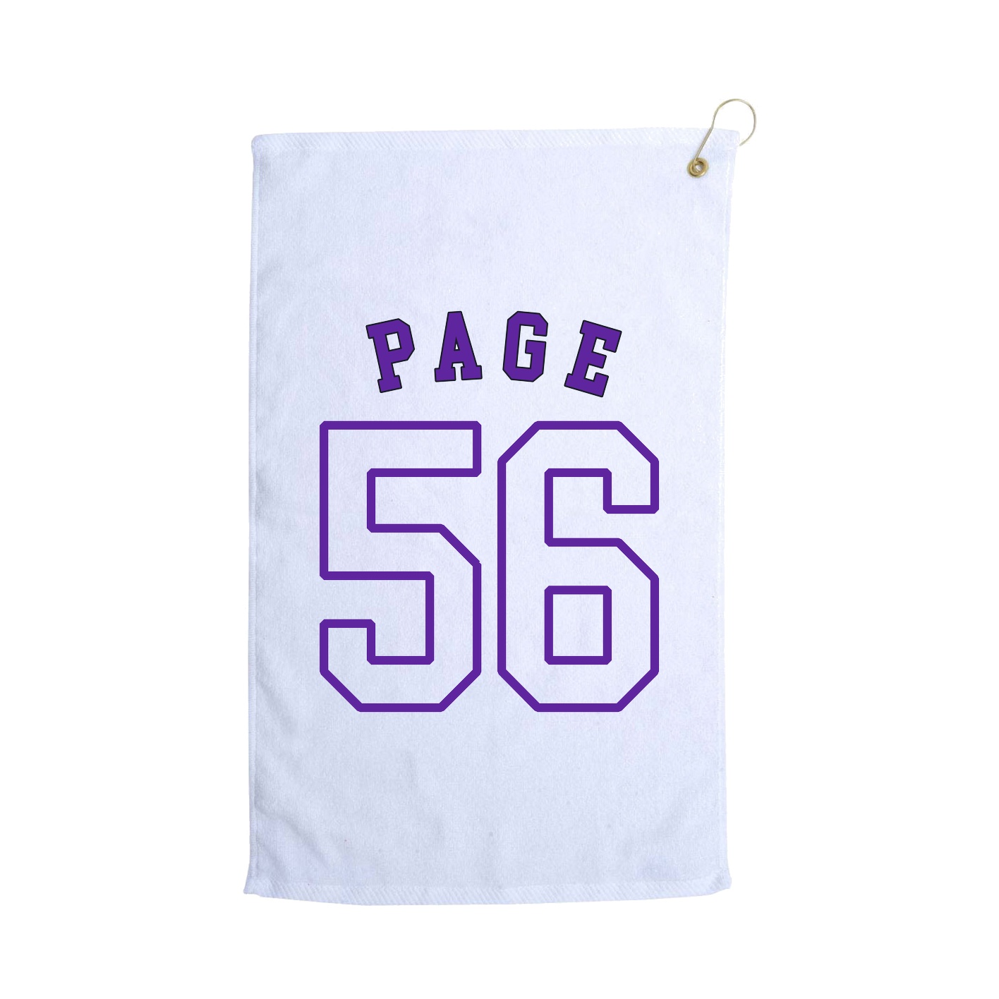 Golf Towel — Shirsey Arch in White