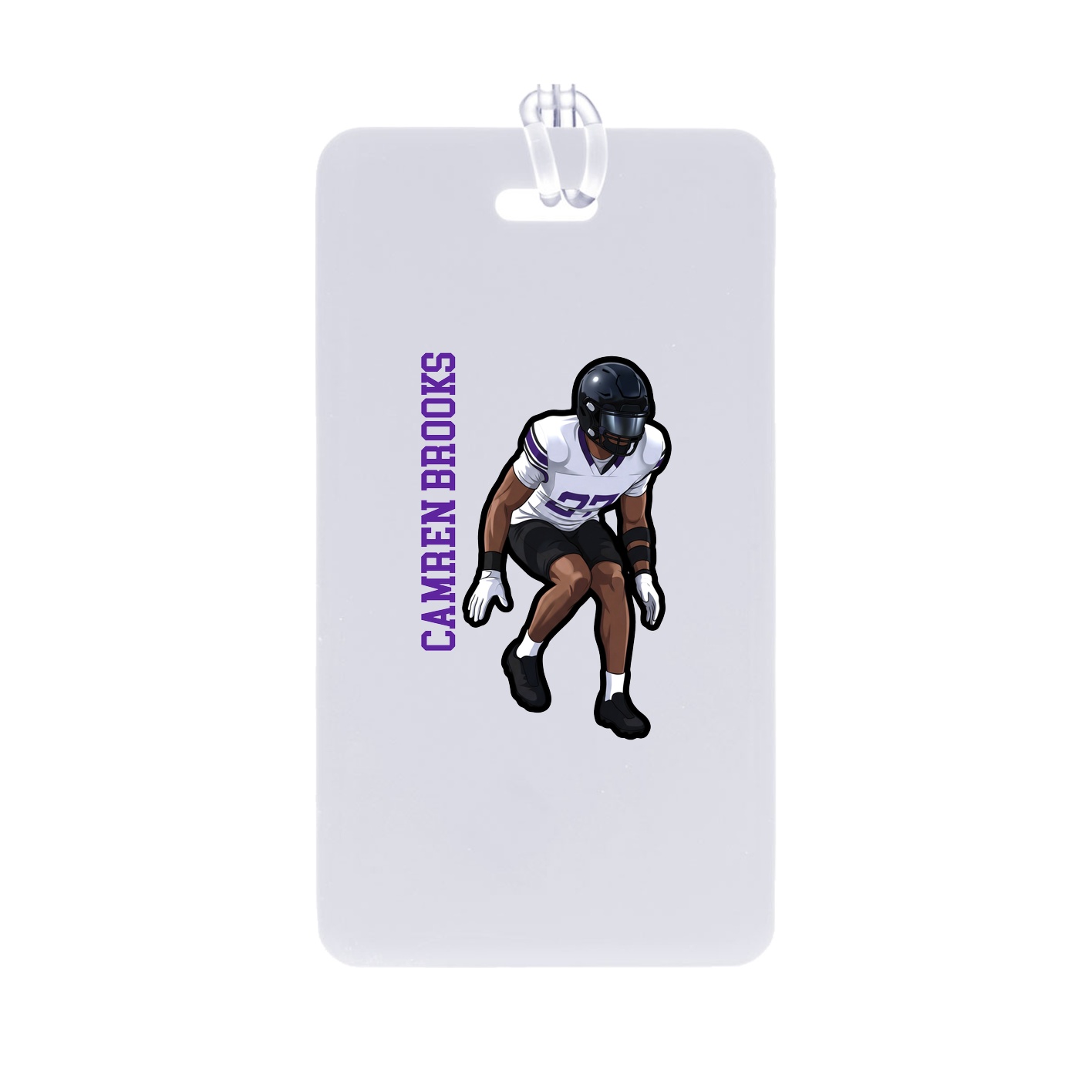Bag Tag — Name Vertical in Classic