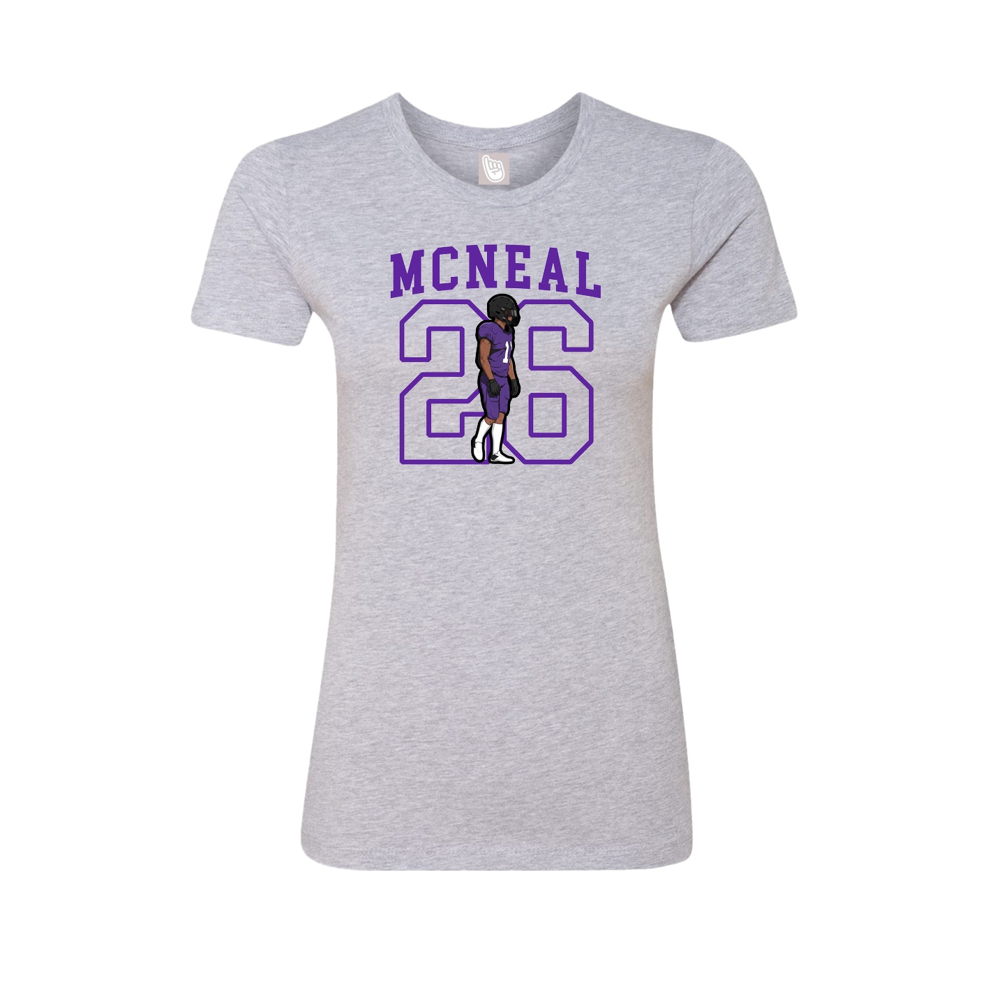 Fitted Women's Tee — Shirsey in Grey