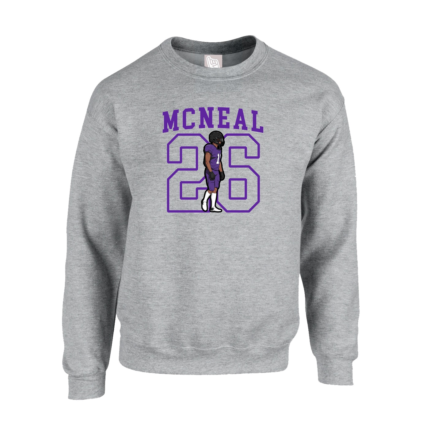 Fleece Crew — Shirsey in Grey