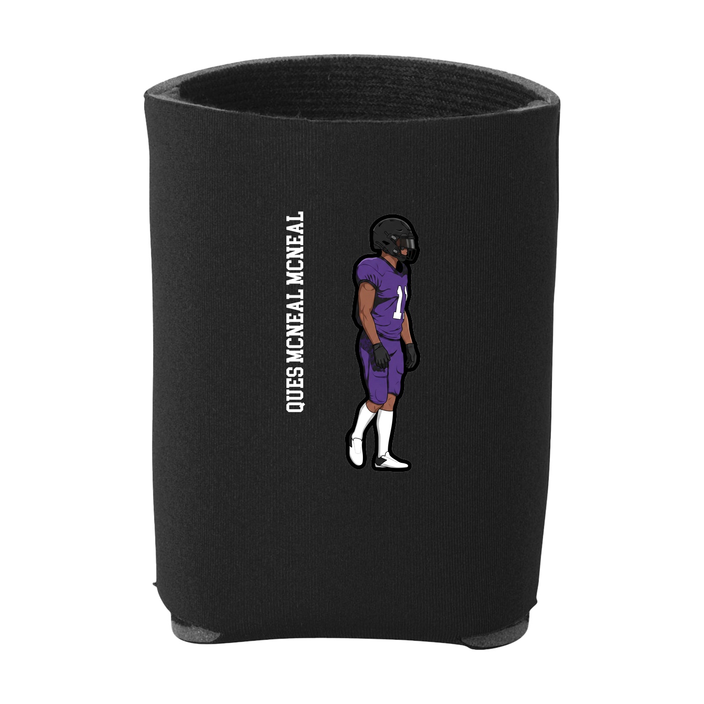 Can Holder — Name Vertical in Black