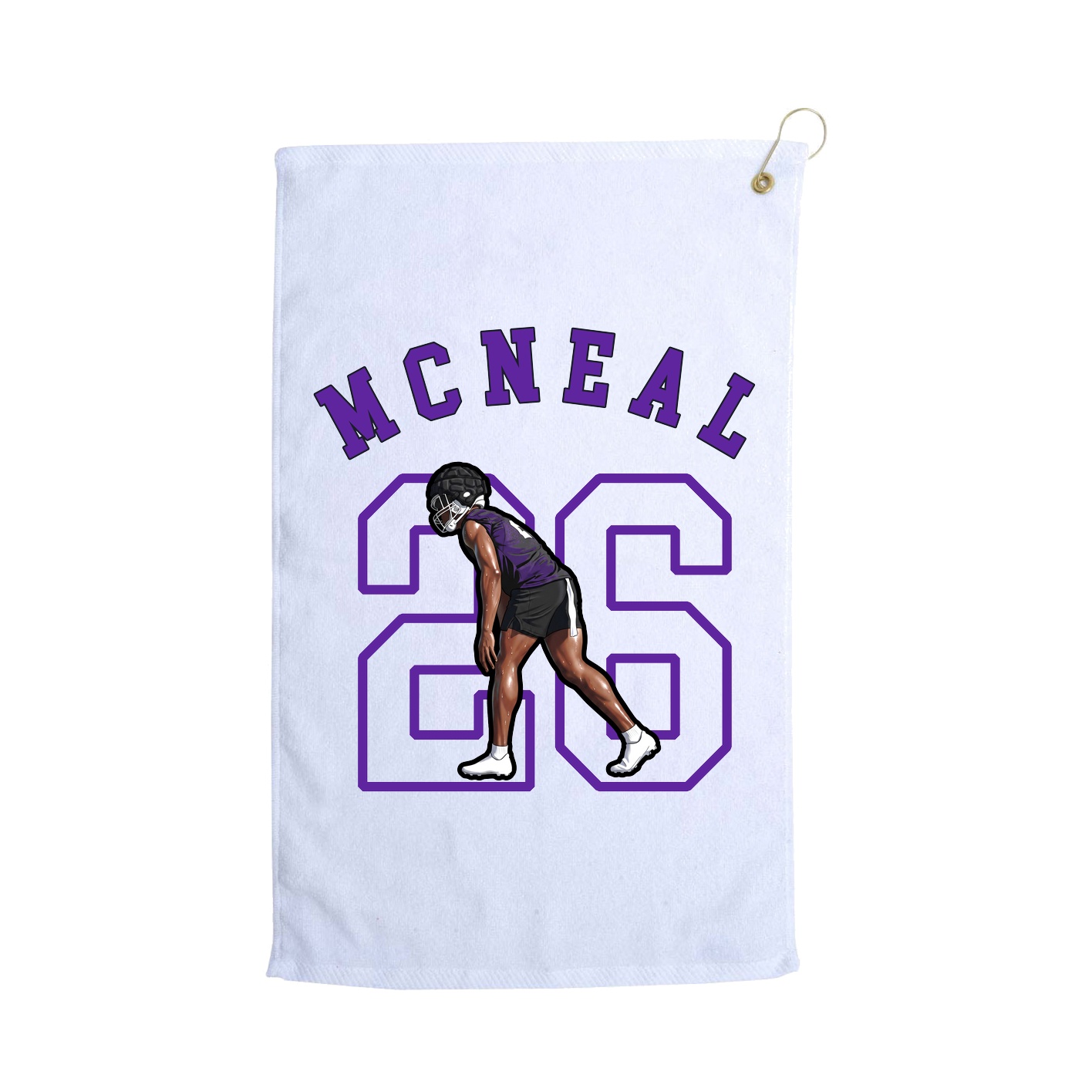 Golf Towel — Shirsey Arch in White