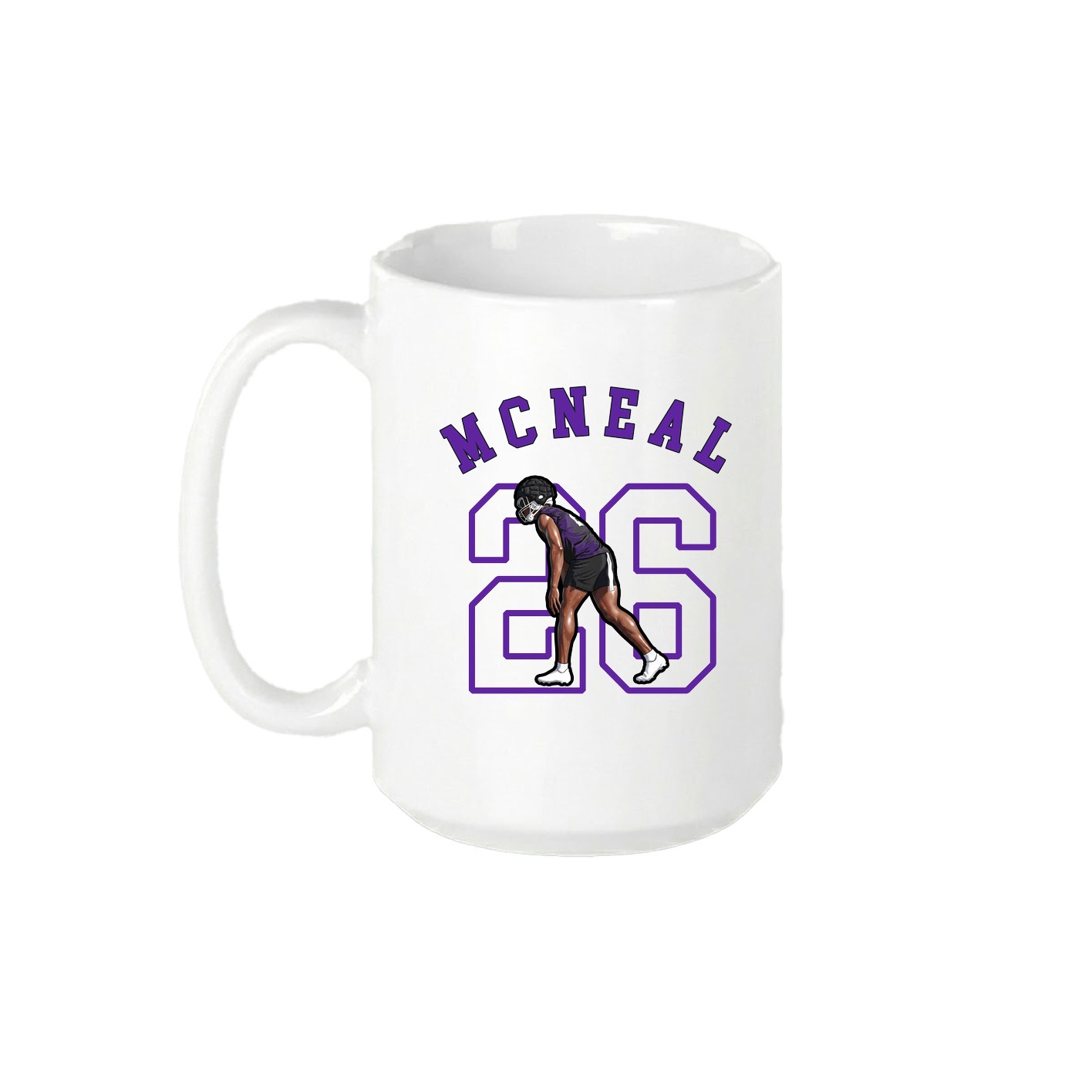 15oz Coffee Mug — Shirsey Arch in White