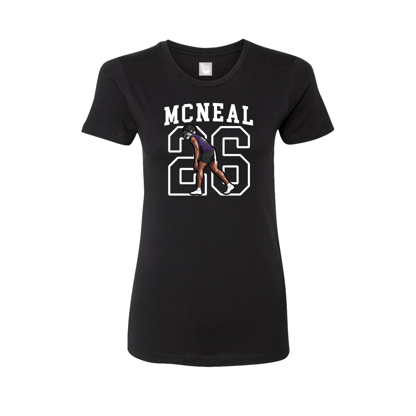 Fitted Women's Tee — Shirsey in Black