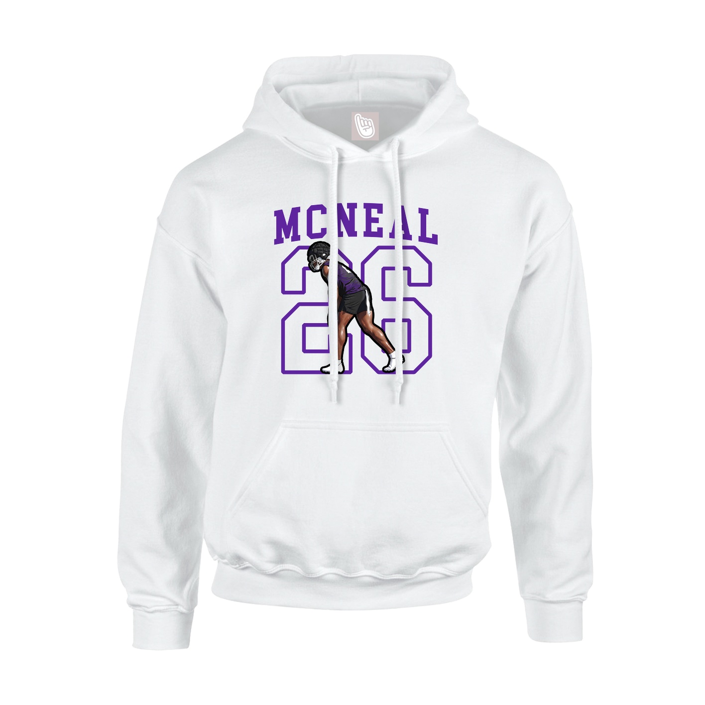 Hoodie — Shirsey in White