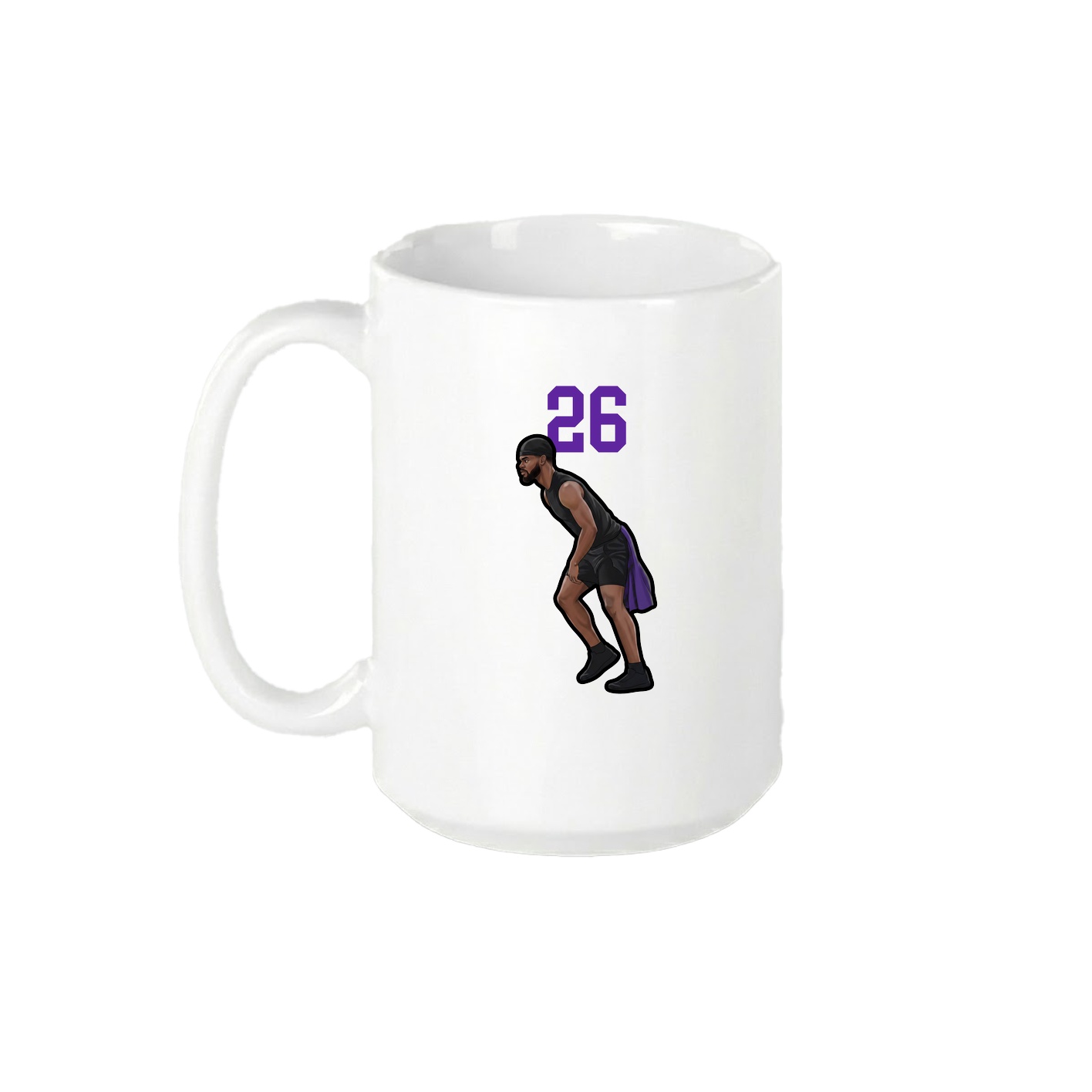 15oz Coffee Mug — Number Top in White