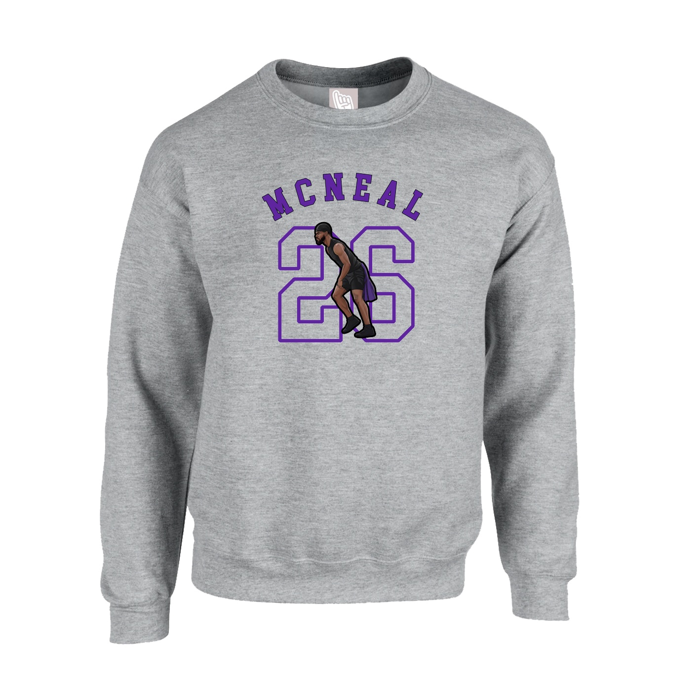 Fleece Crew — Shirsey Arch in Grey