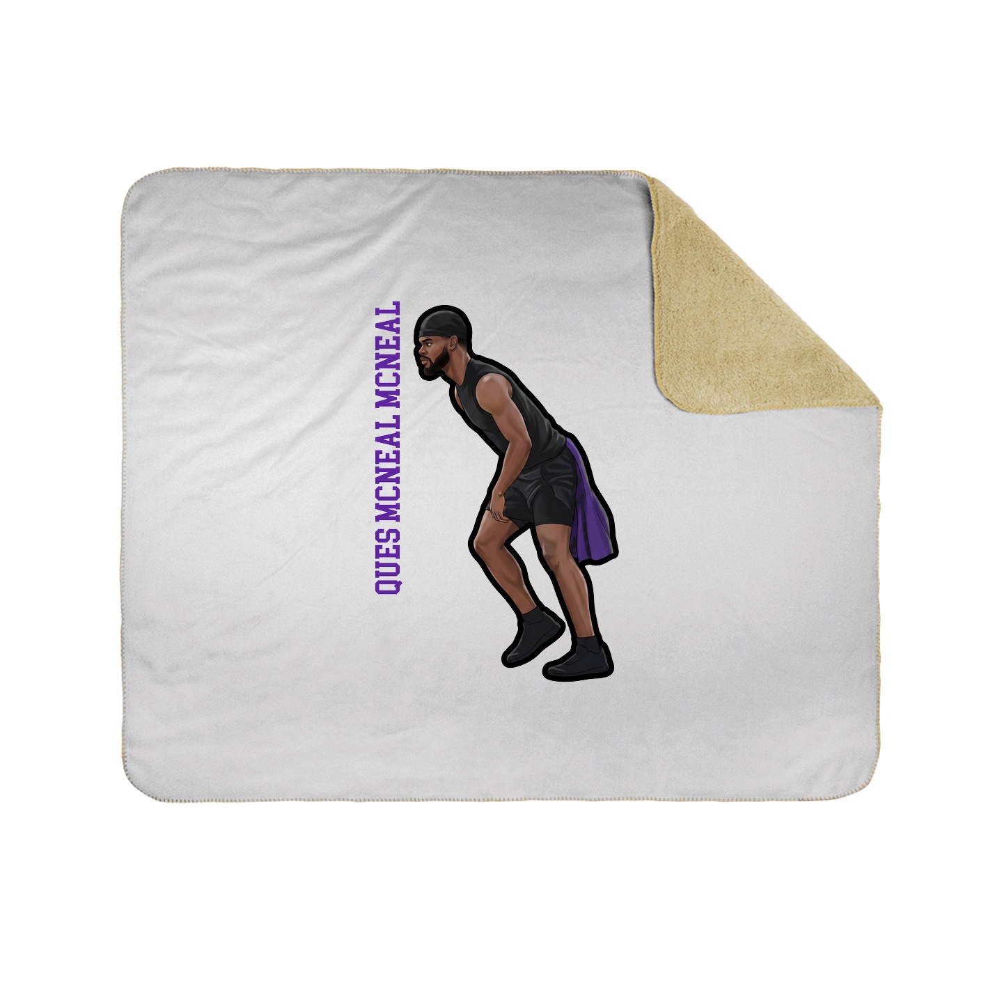 50x60 Sherpa Lined Throw Blanket