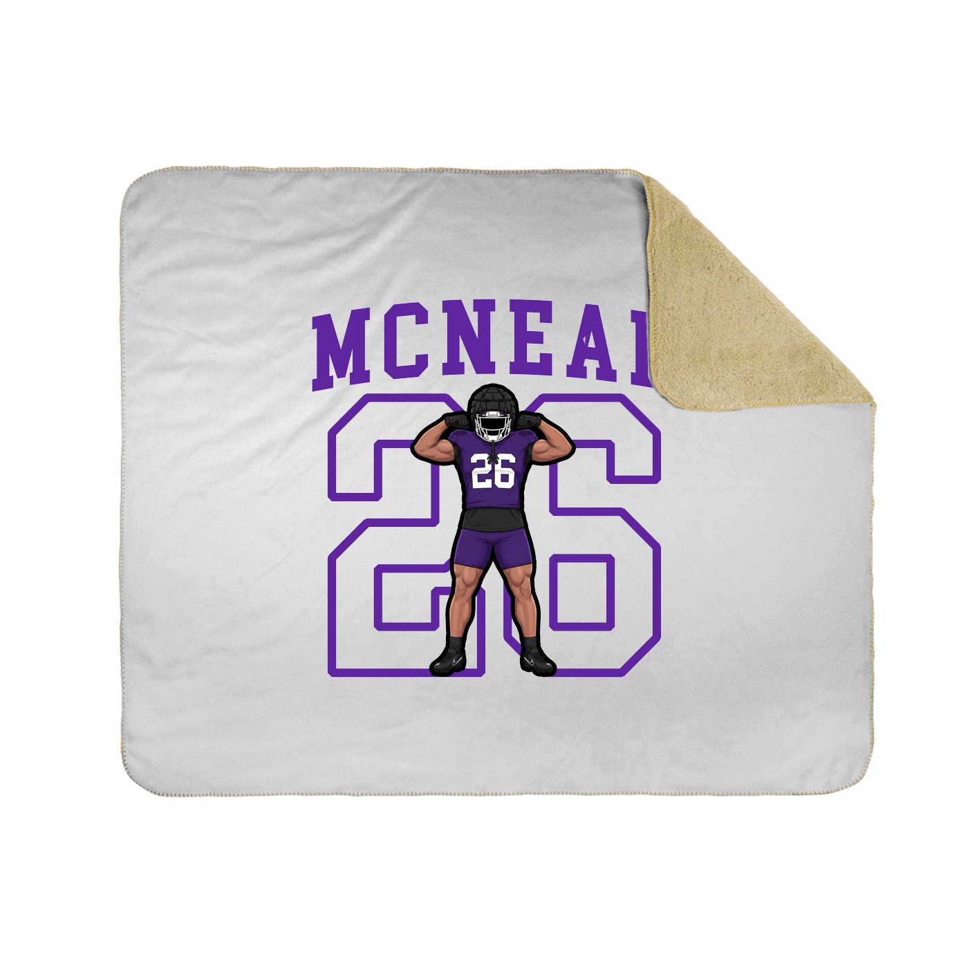 Throw Blanket — Shirsey in White