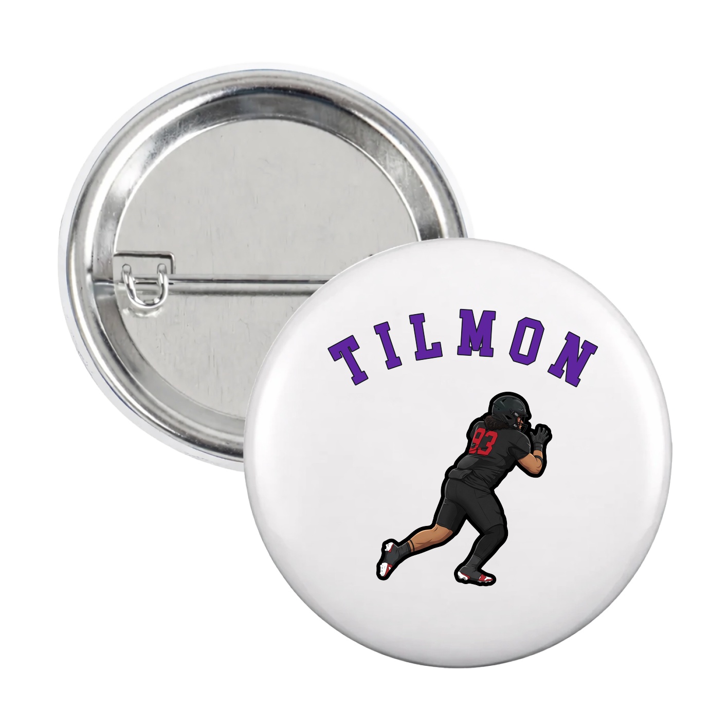 Game Day Button — Shirsey Arch in White
