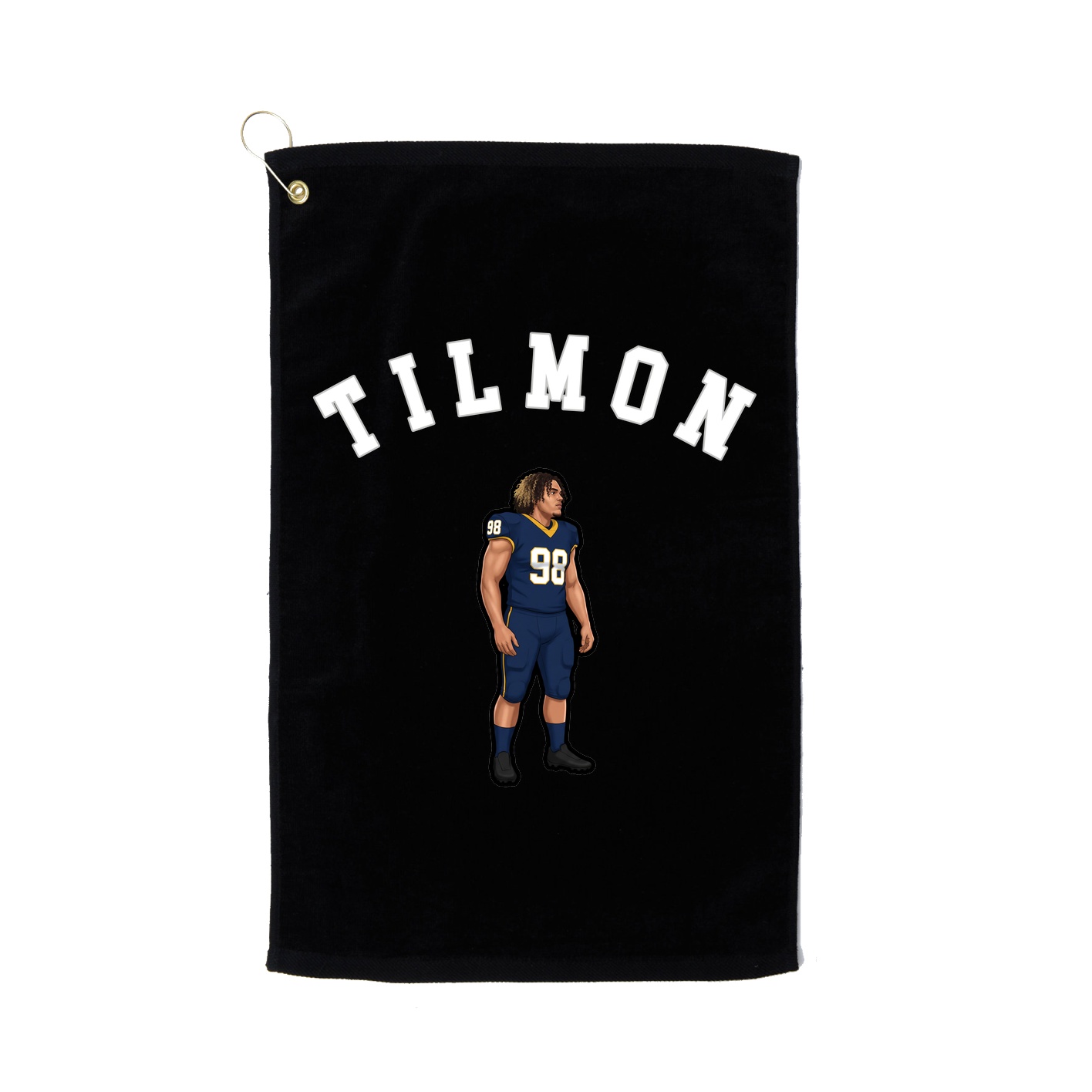 Golf Towel — Shirsey Arch in Black