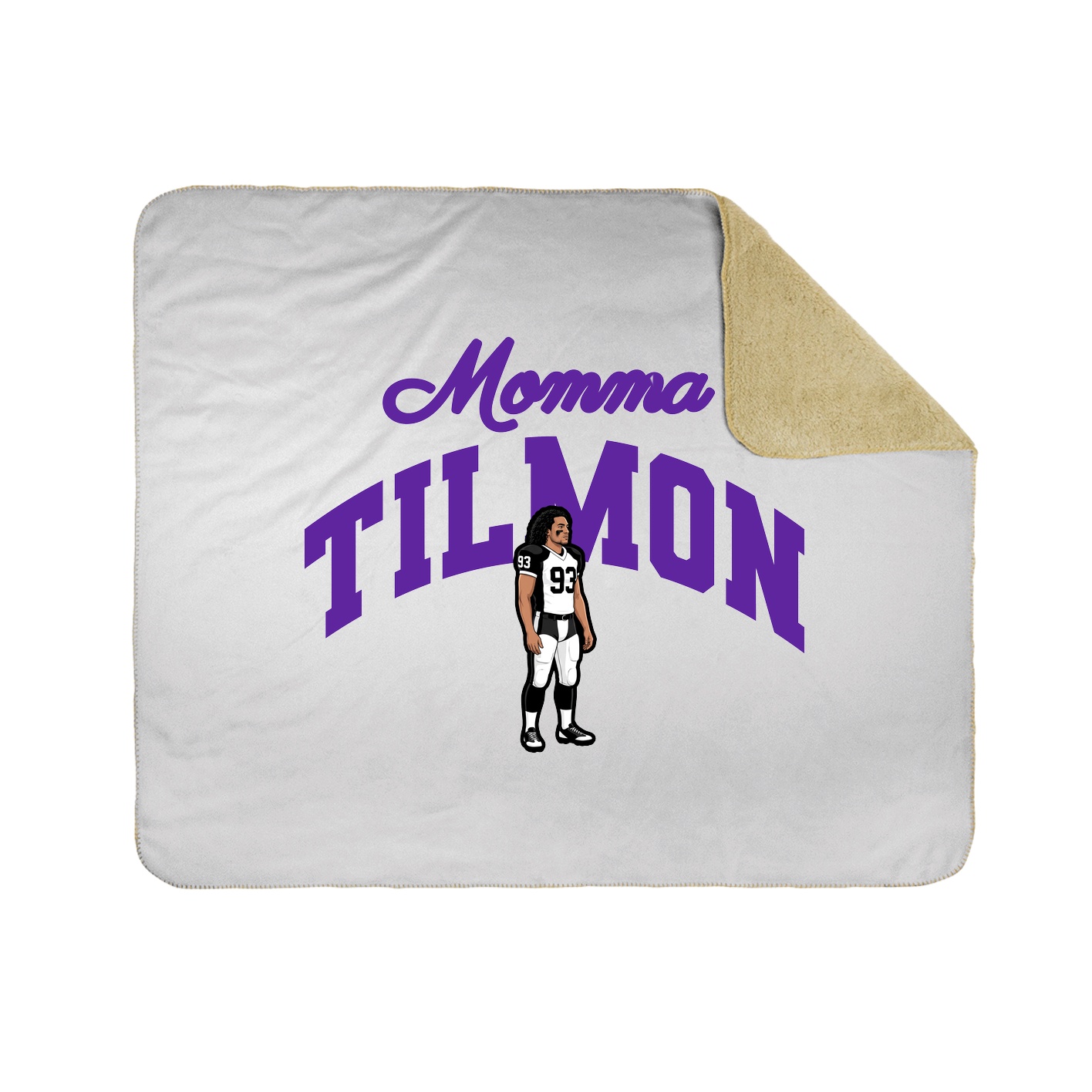 Throw Blanket — Mothers Day Arch in White