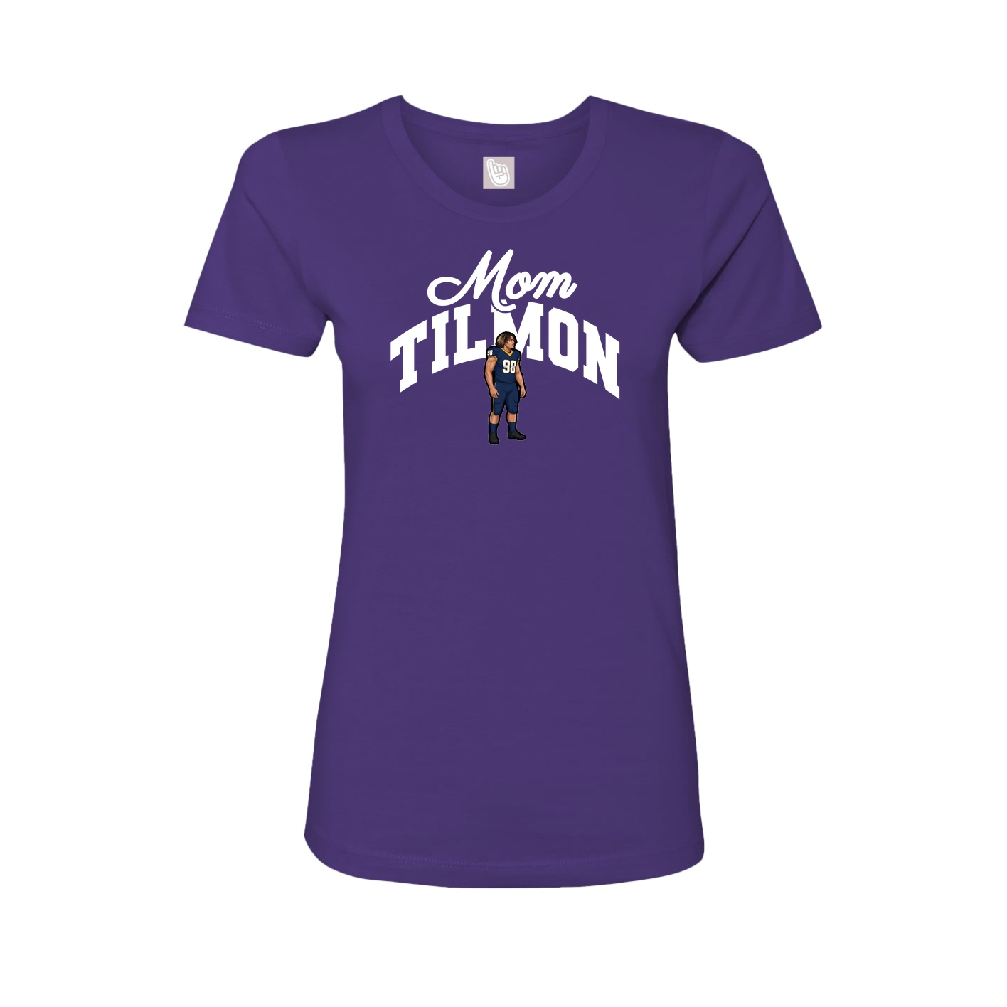 Womens Tee — Mothers Day Arch in Purple