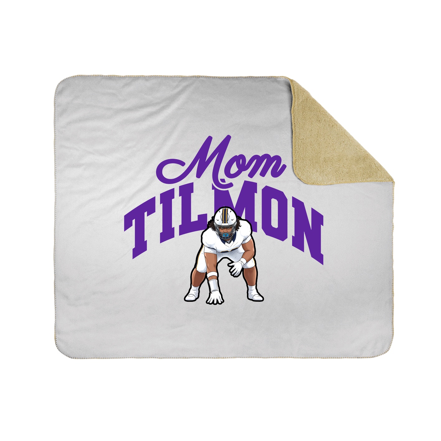 Throw Blanket — Mothers Day Arch in White