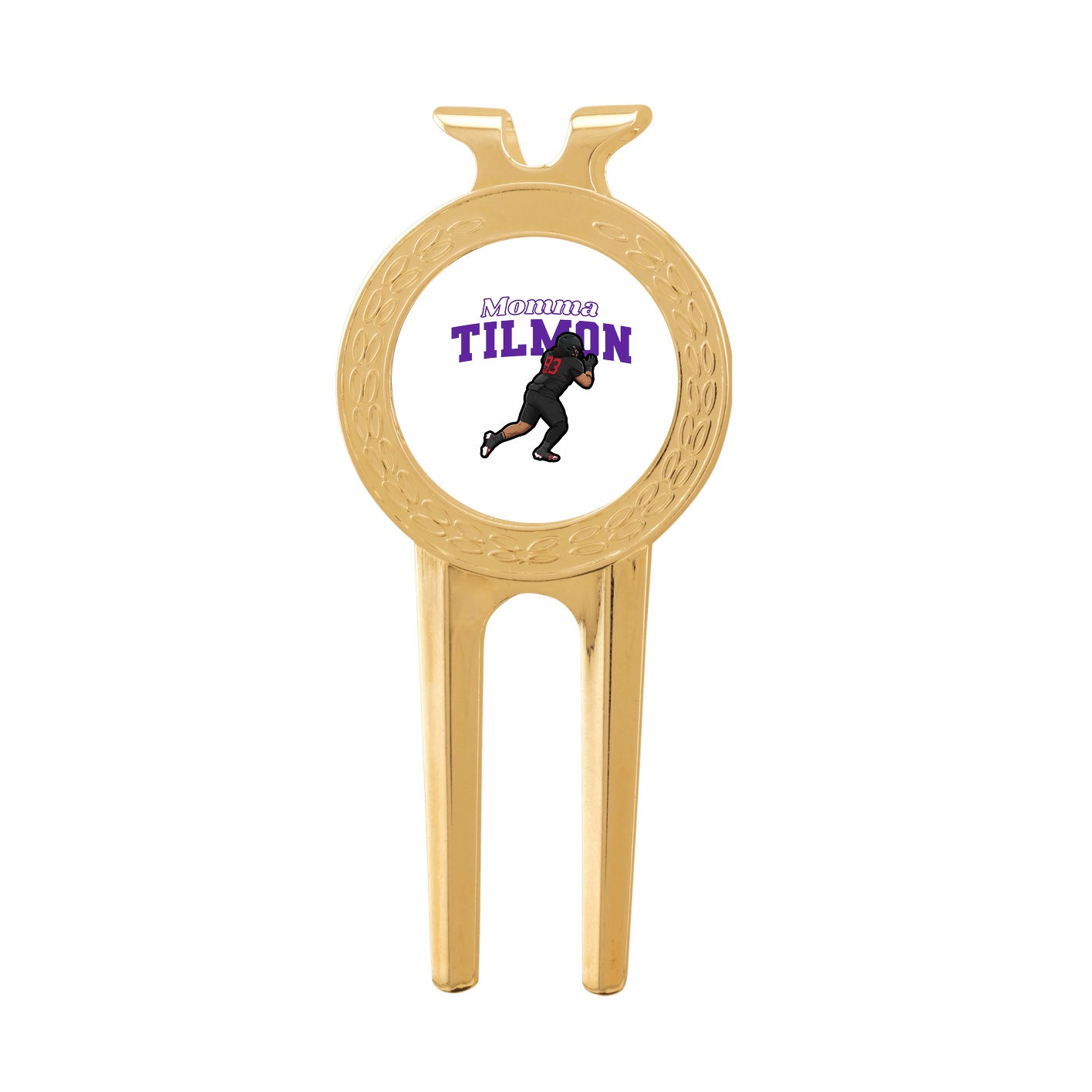Divot Tool with Ball Marker — Mothers Day Block in Classic