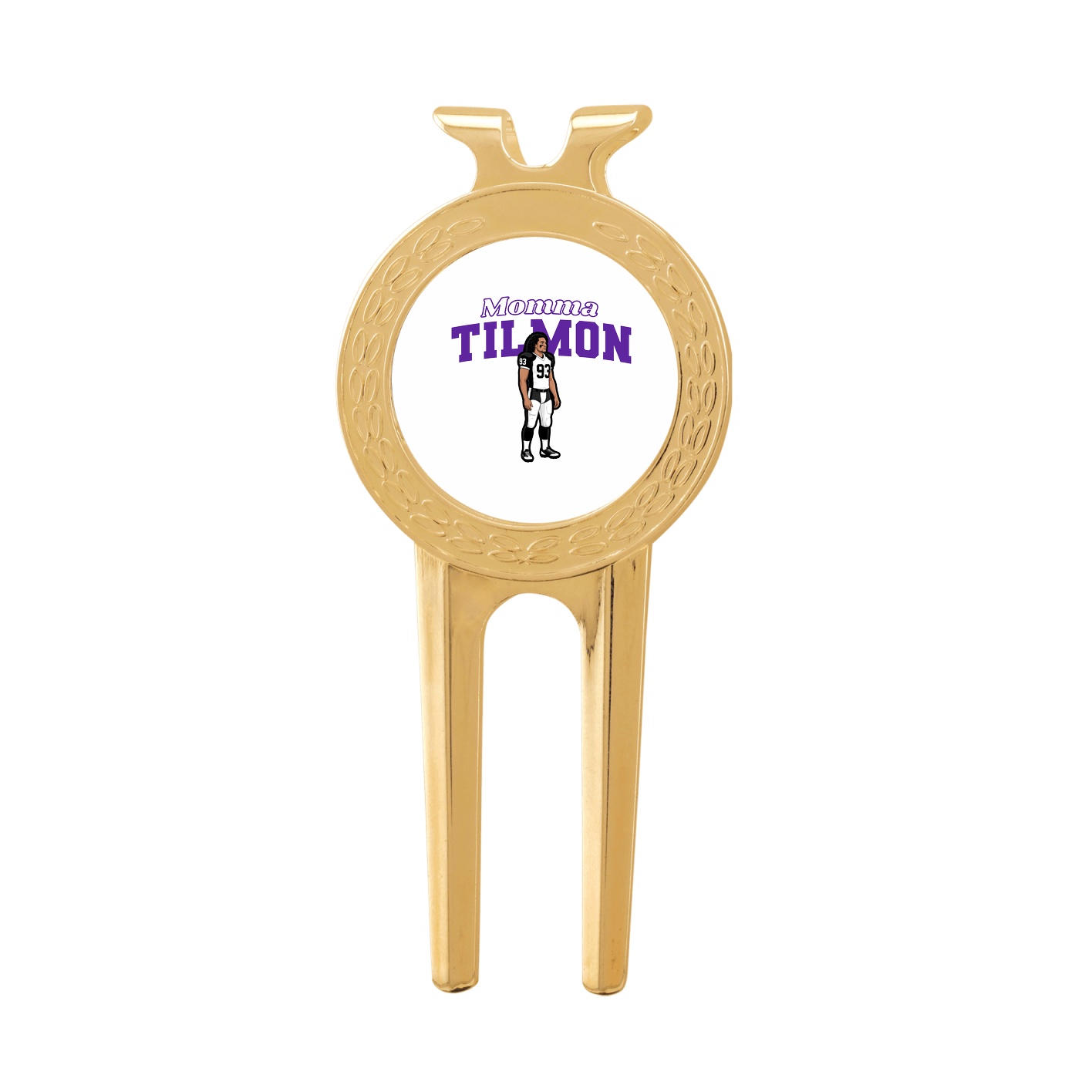 Divot Tool with Ball Marker — Mothers Day Block in Classic