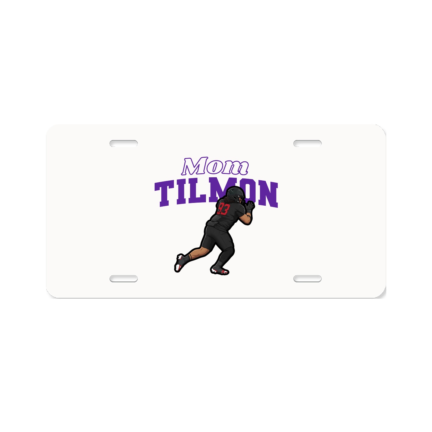License Plate — Mothers Day Block in Classic