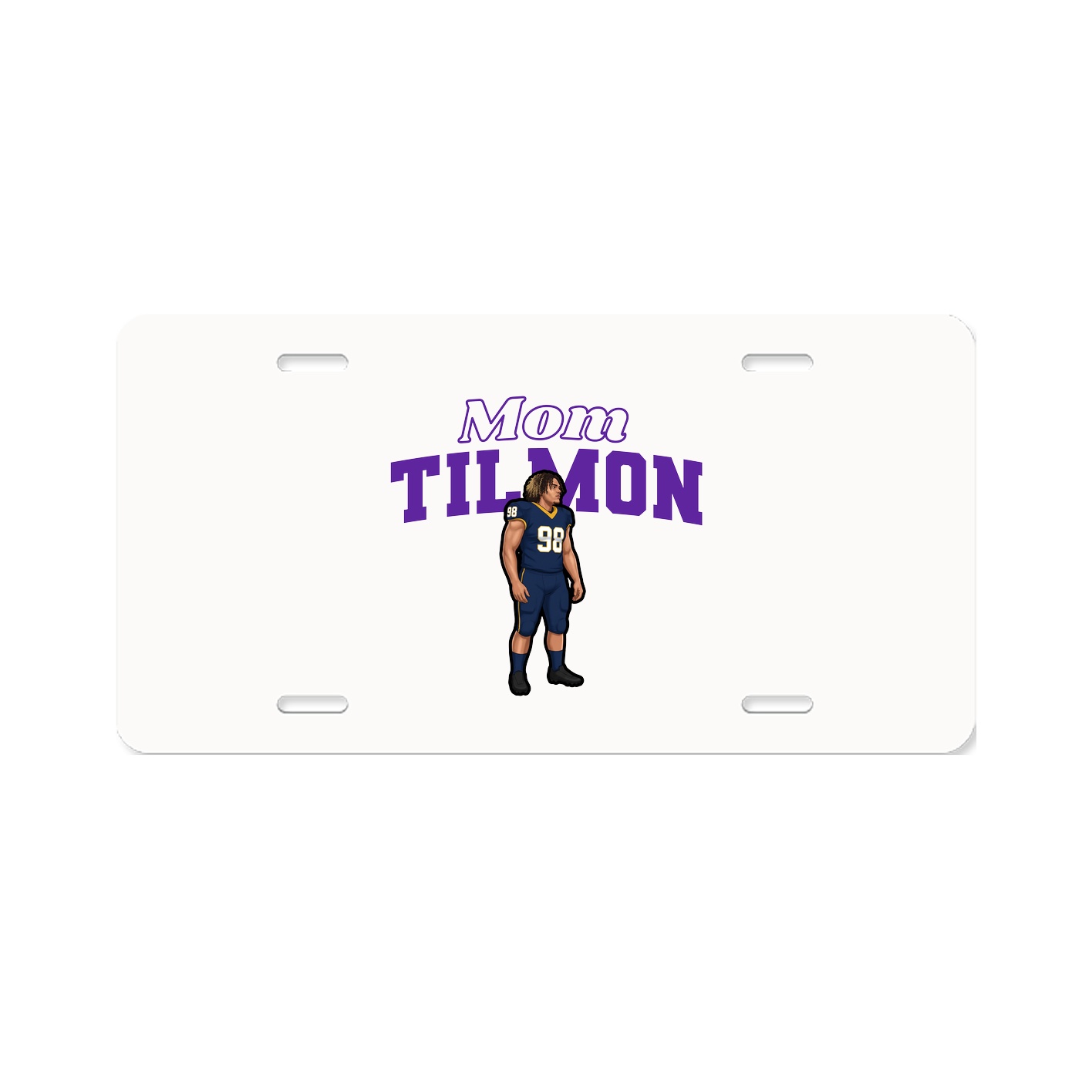 License Plate — Mothers Day Block in Classic