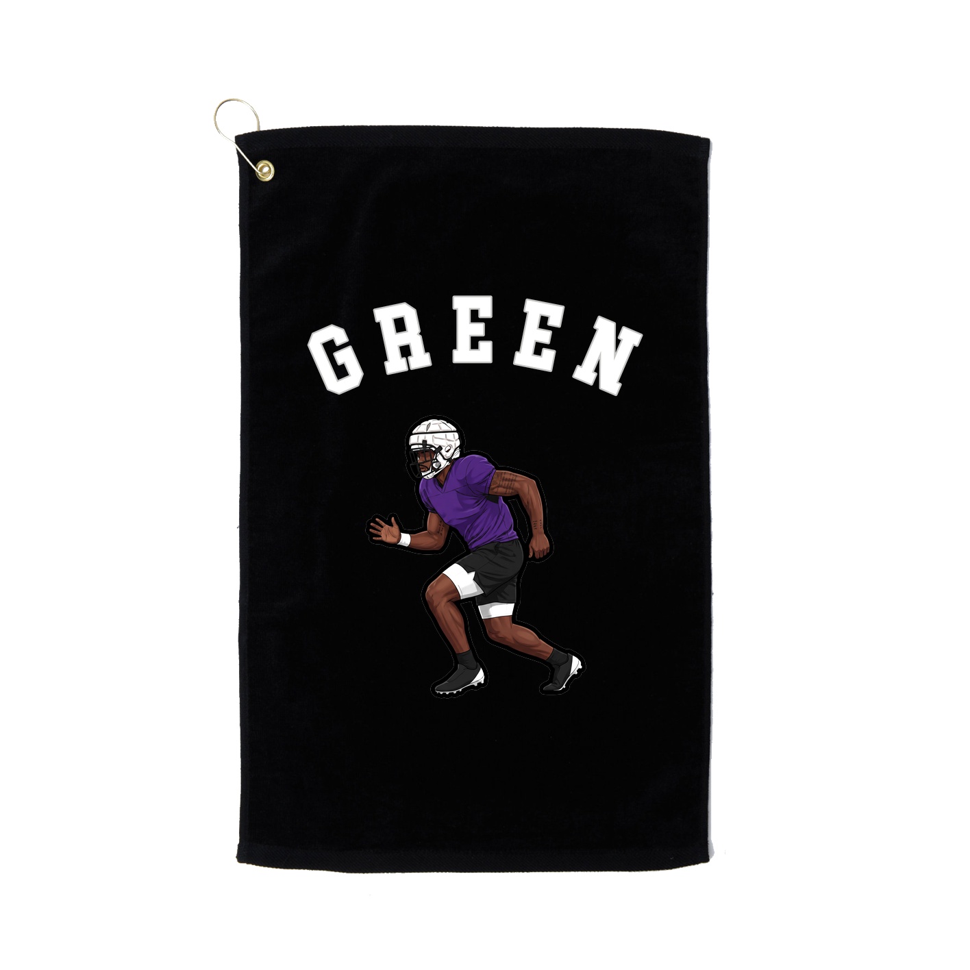 Golf Towel — Shirsey Arch in Black