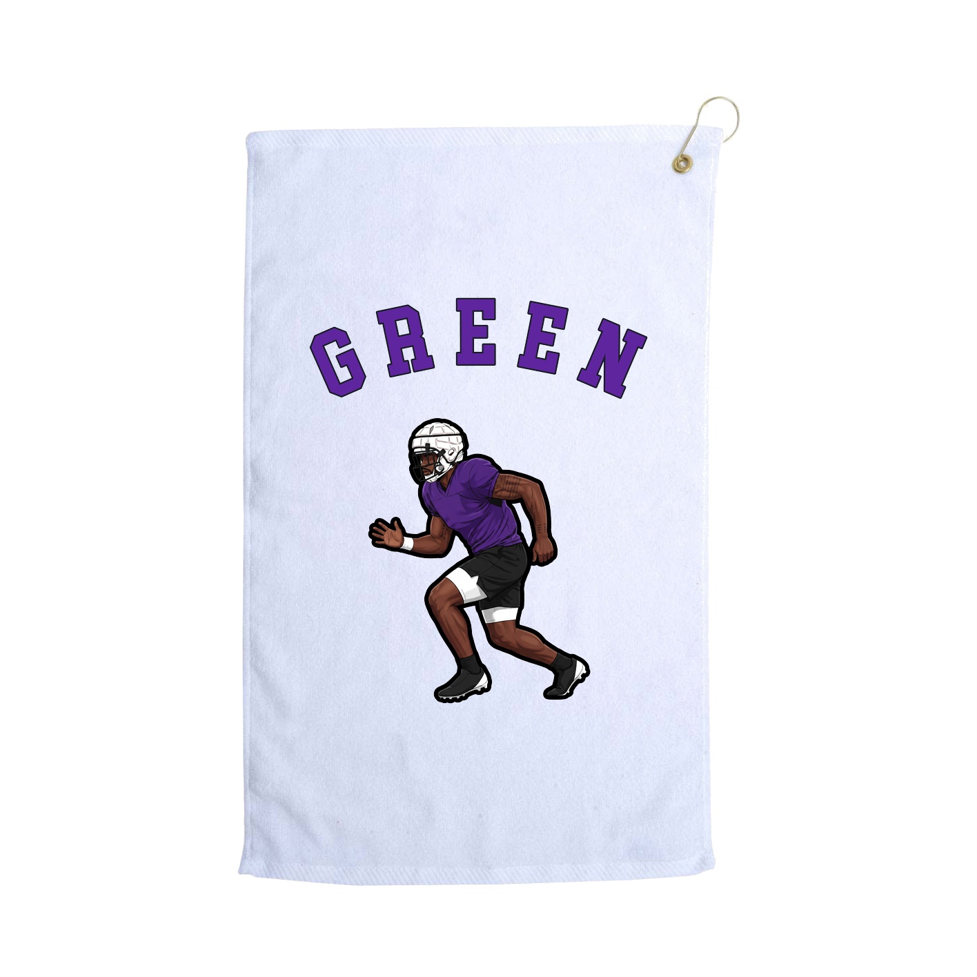 Golf Towel — Shirsey Arch in White