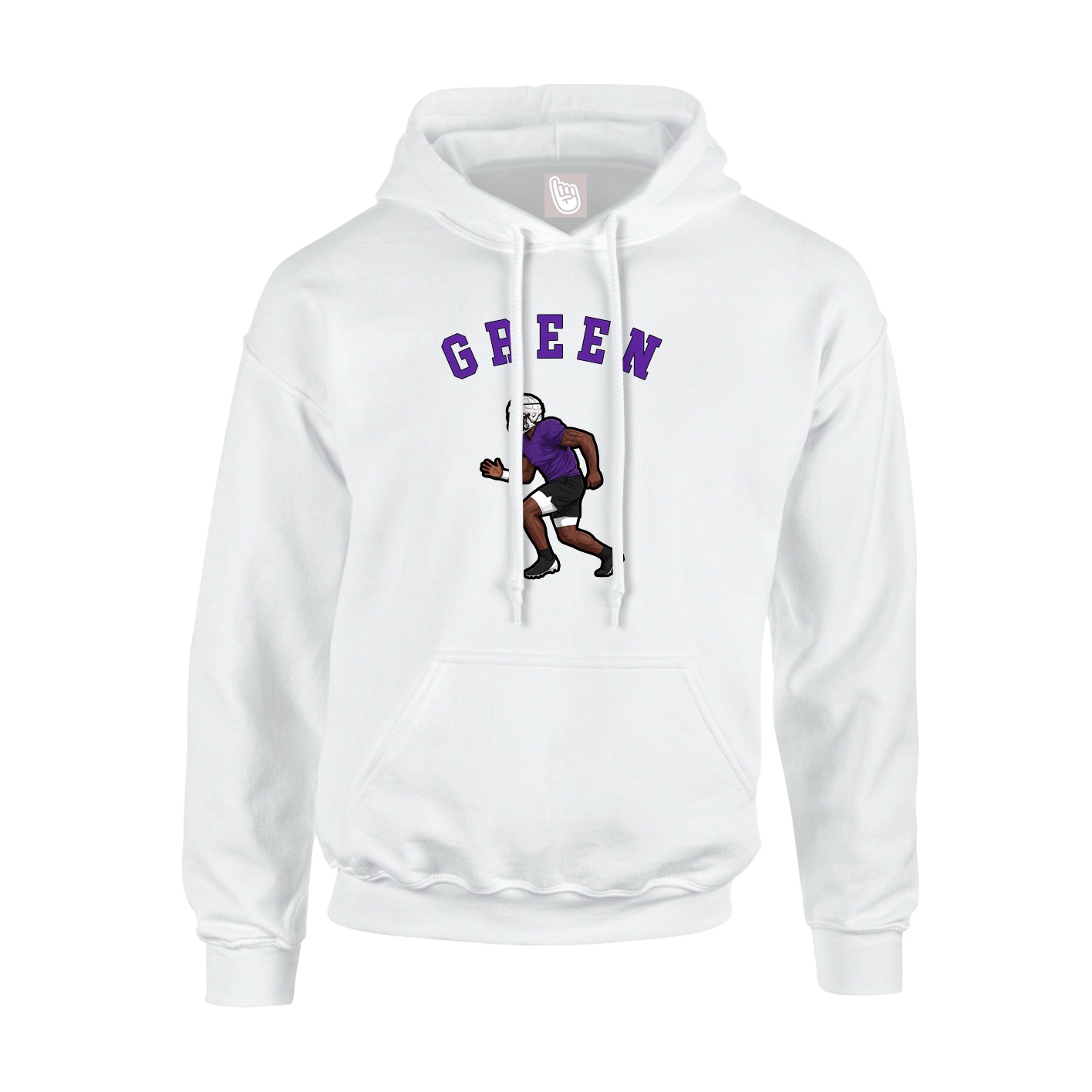 Hoodie — Shirsey Arch in White