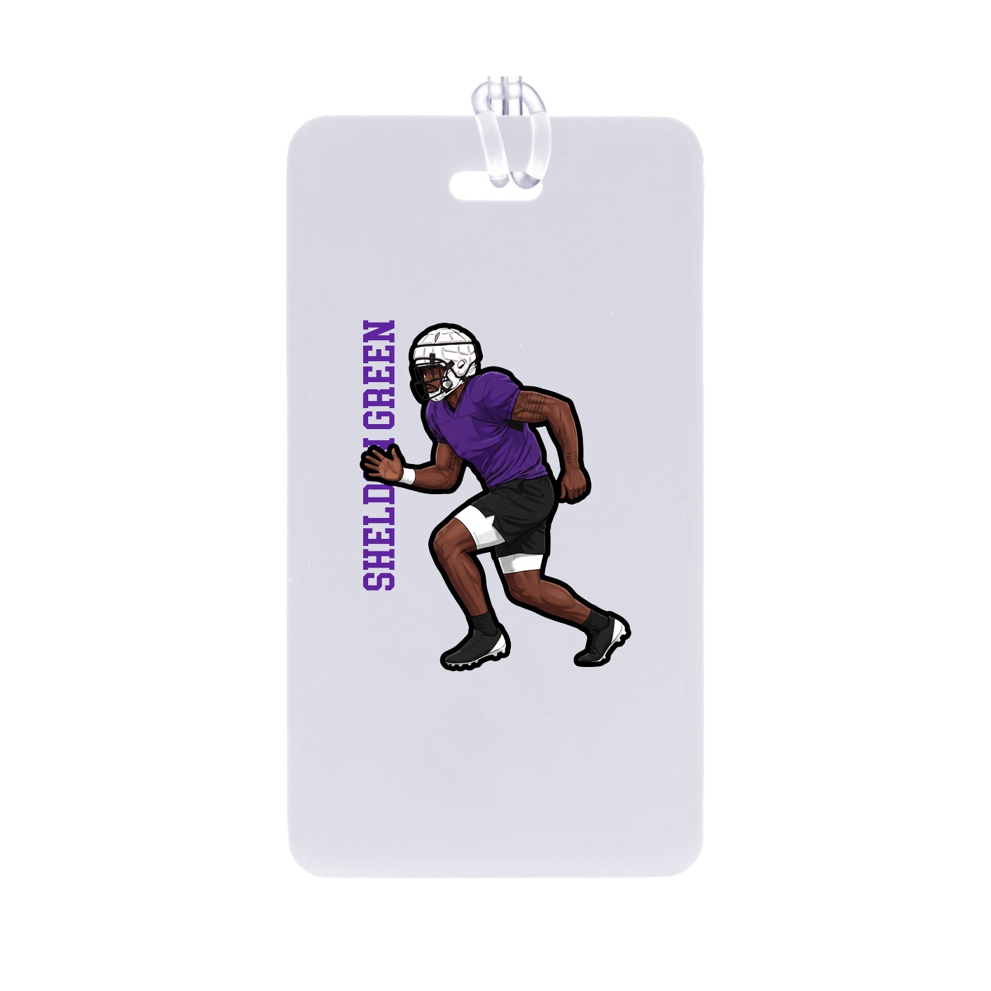 Bag Tag — Name Vertical in Classic