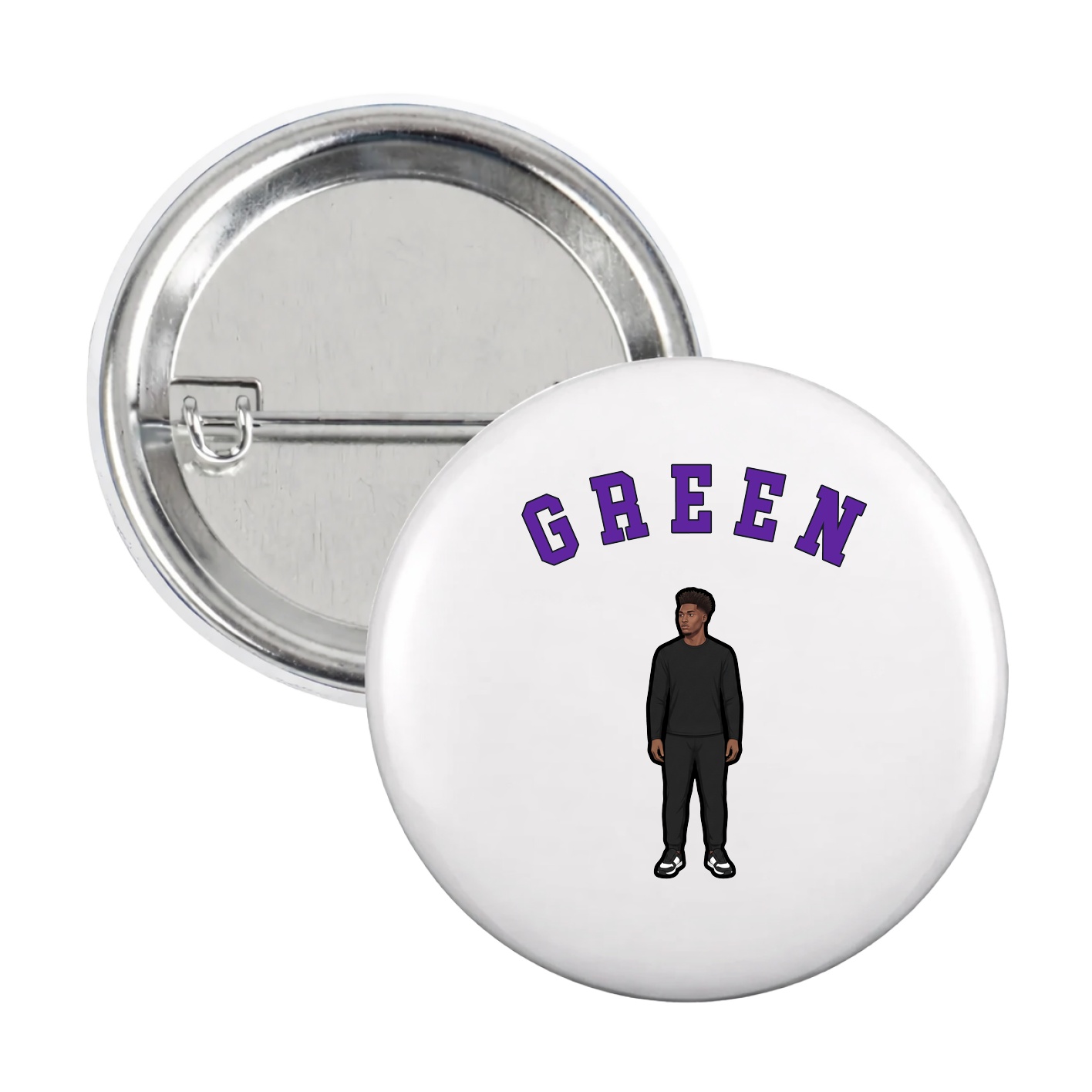 Game Day Button — Shirsey Arch in White