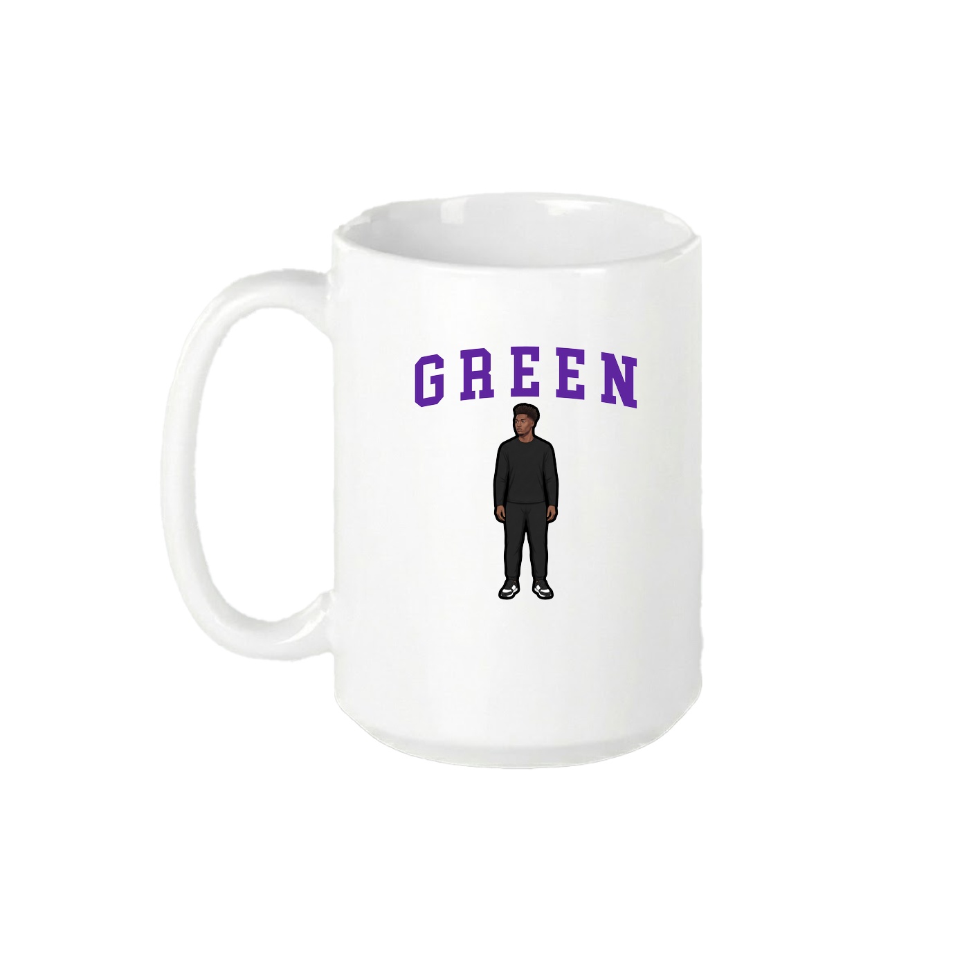 15oz Coffee Mug — Shirsey in White