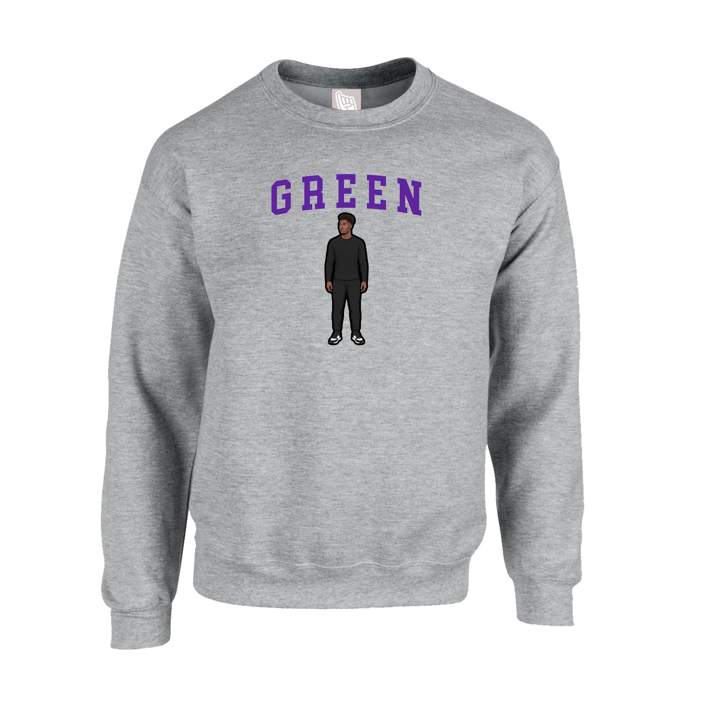 Fleece Crew — Shirsey in Grey