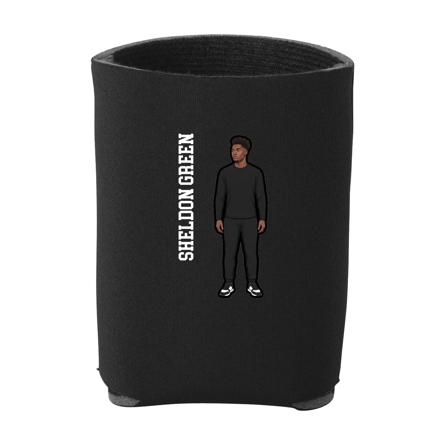 Can Holder — Name Vertical in Black
