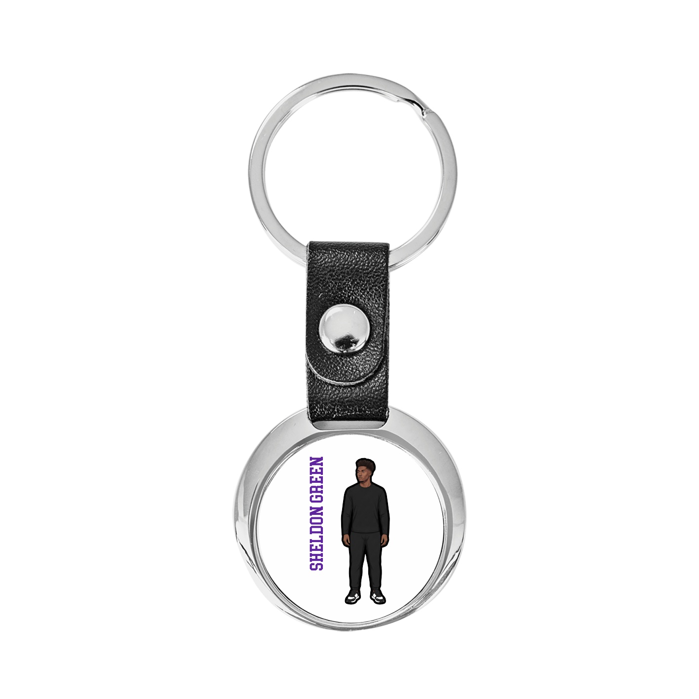 Key Chain — Name Vertical in Classic
